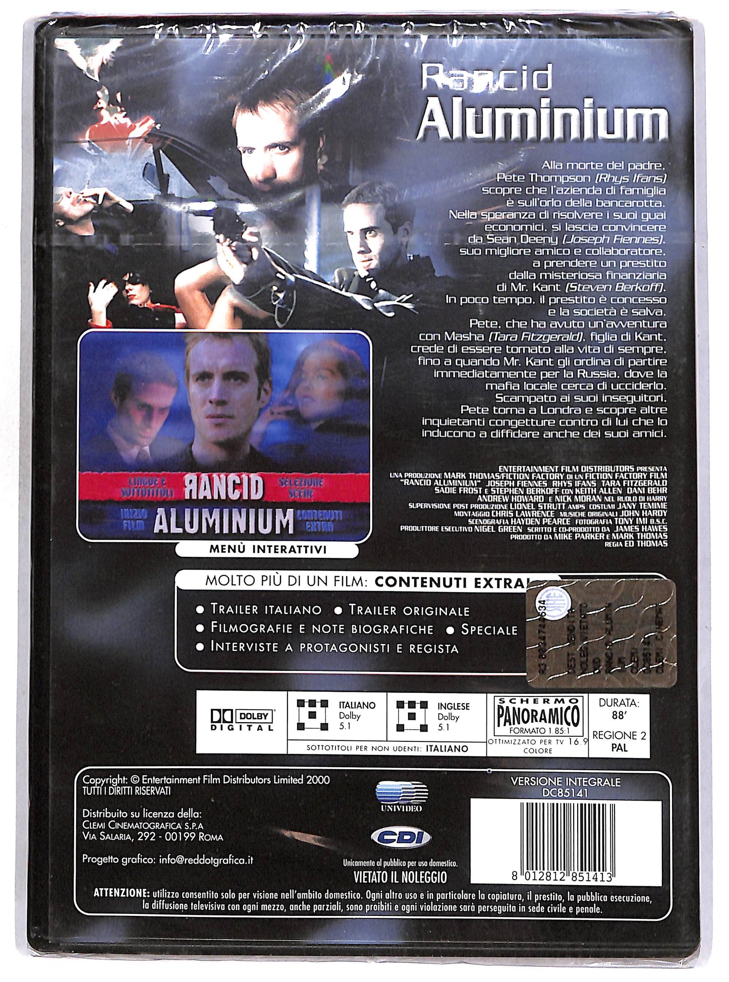 EBOND Rancid Aluminium DVD D664714