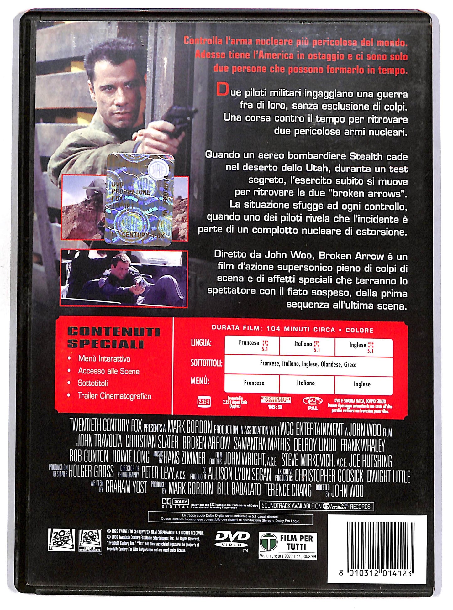 EBOND Nome in codice: Broken Arrow DVD D664746