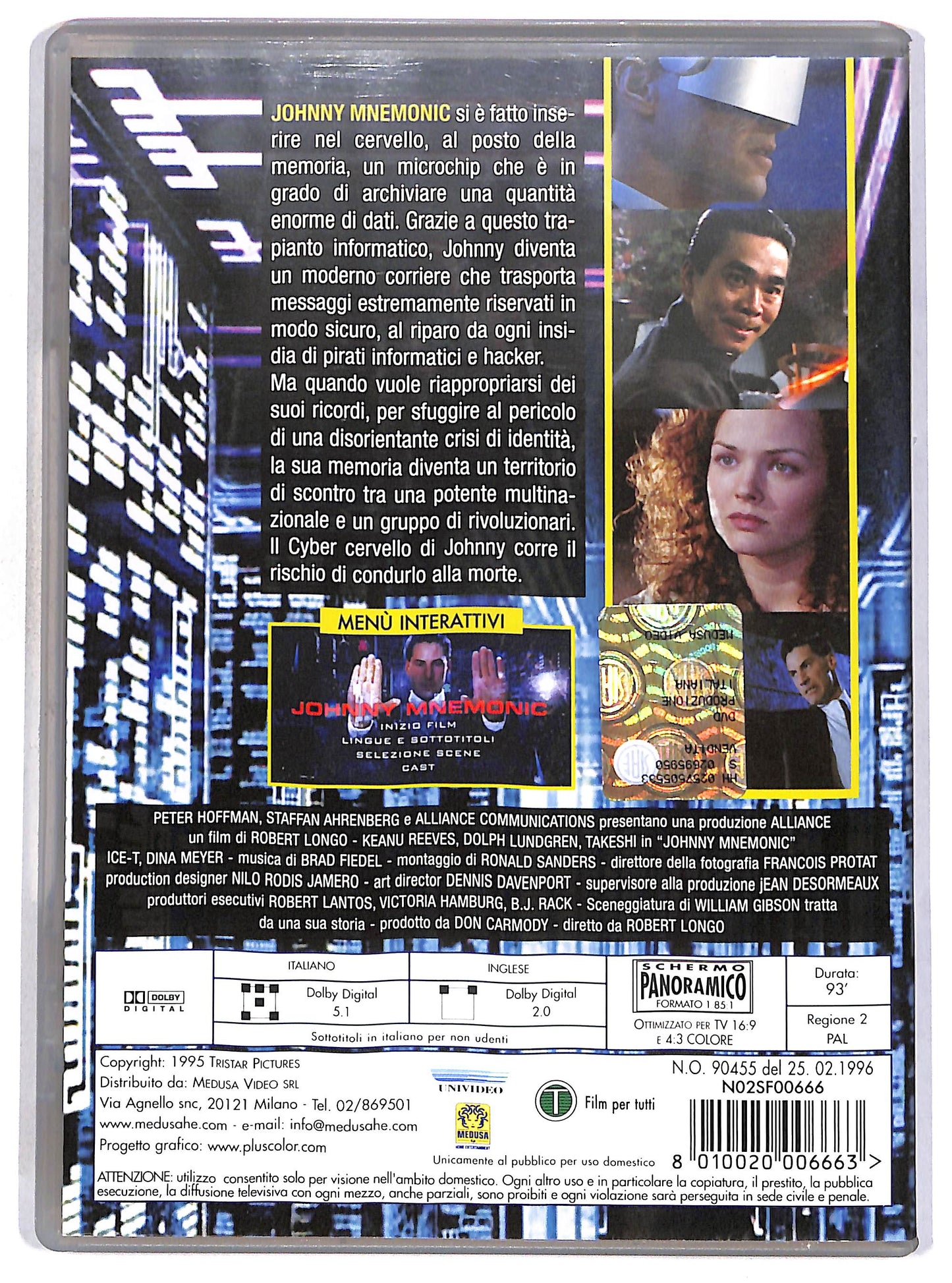 EBOND Johnny Mnemonic DVD D664758