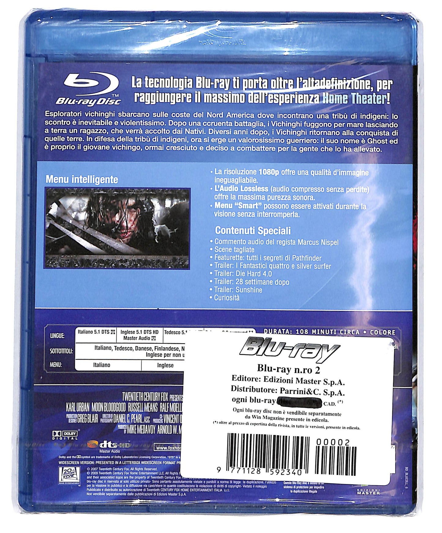 EBOND Pathfinder Unrated EDITORIALE BLURAY D665002