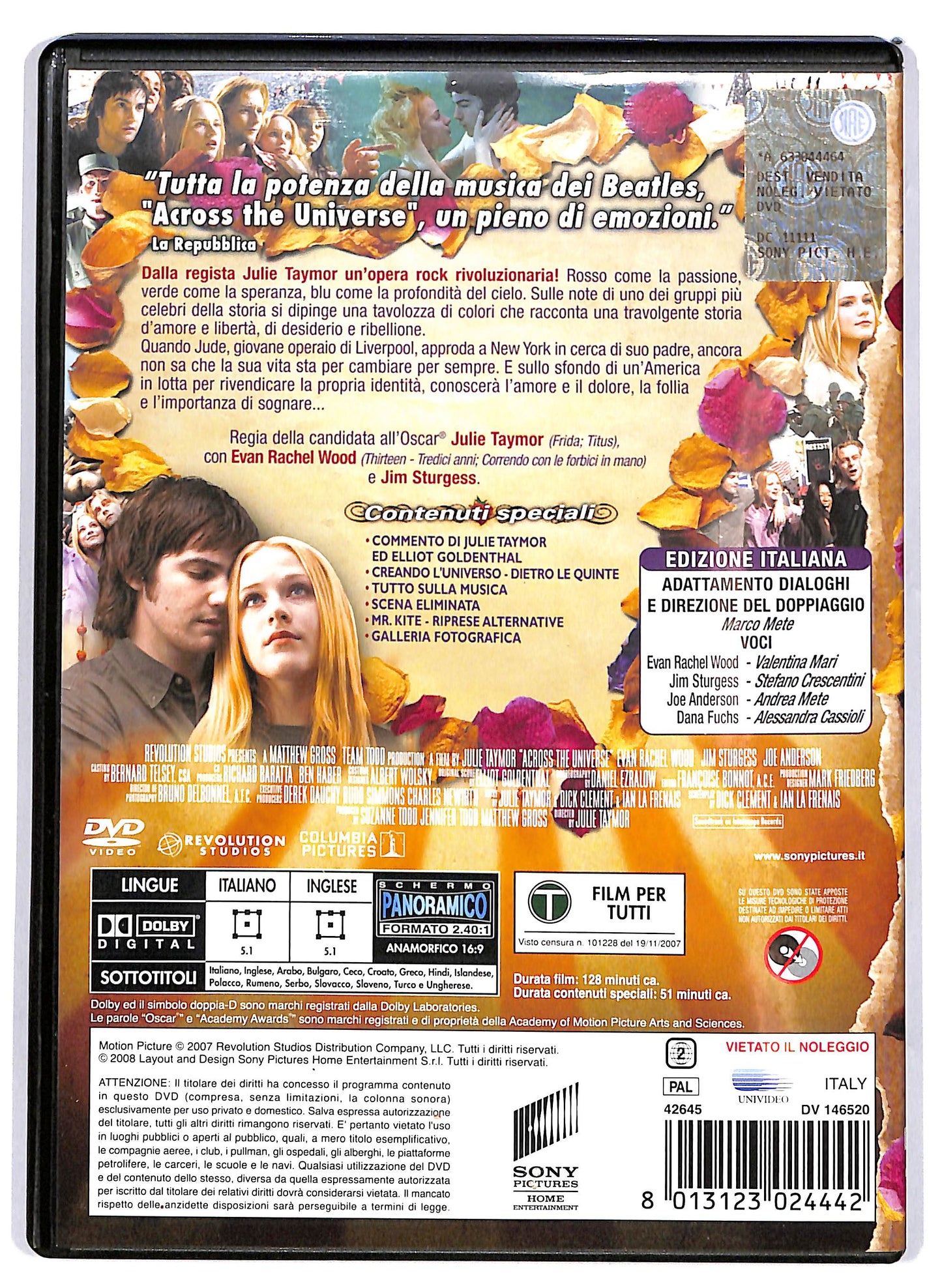 EBOND Across the Universe DVD D665028