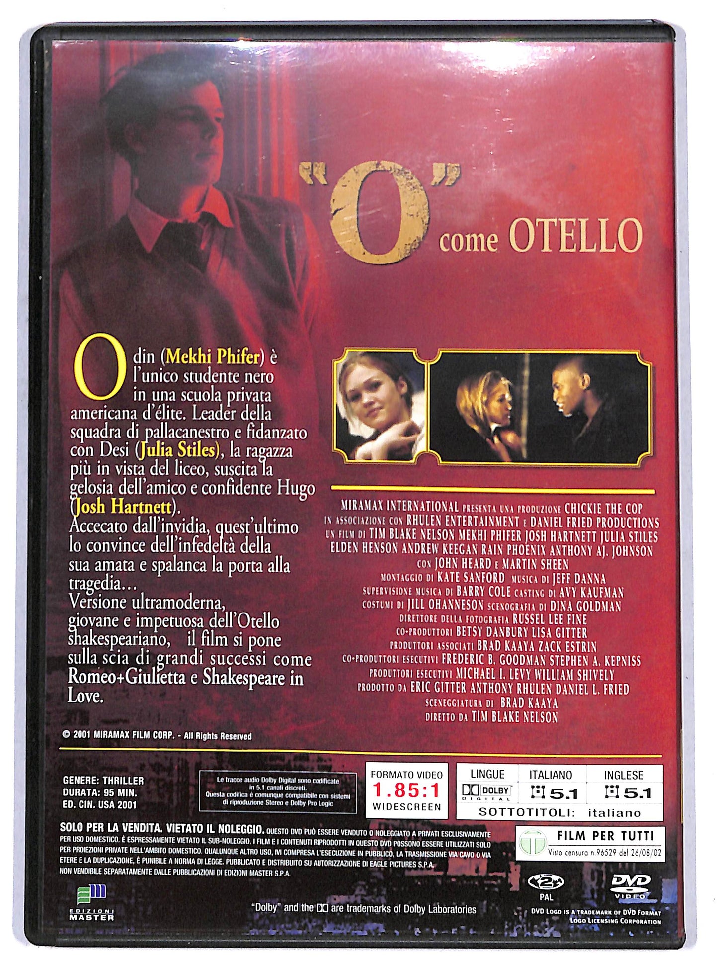 EBOND O come Otello EDITORIALE DVD D665142