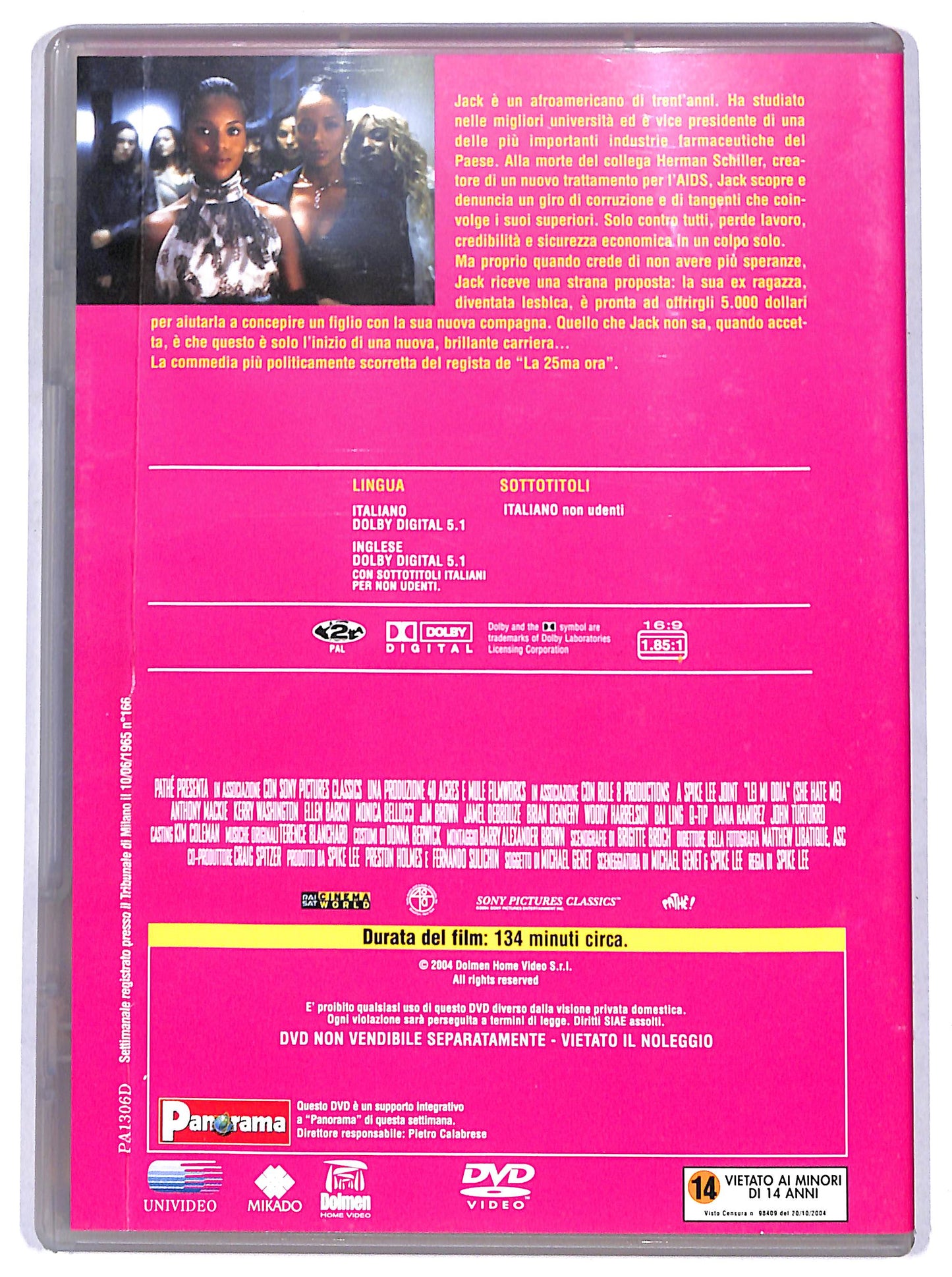 EBOND Lei mi odia EDITORIALE DVD D665161
