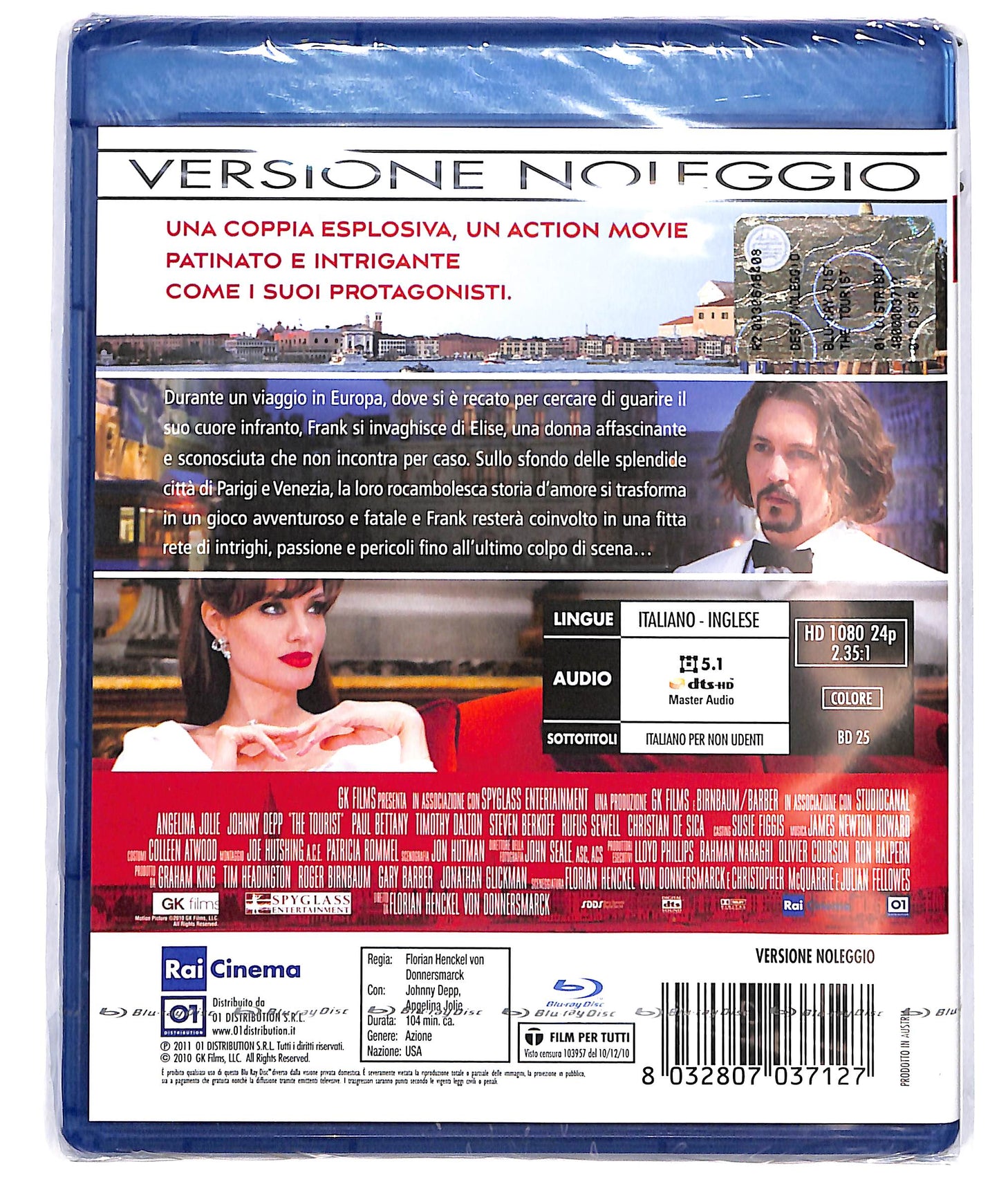 EBOND The Tourist NOLEGGIO BLURAY D665209