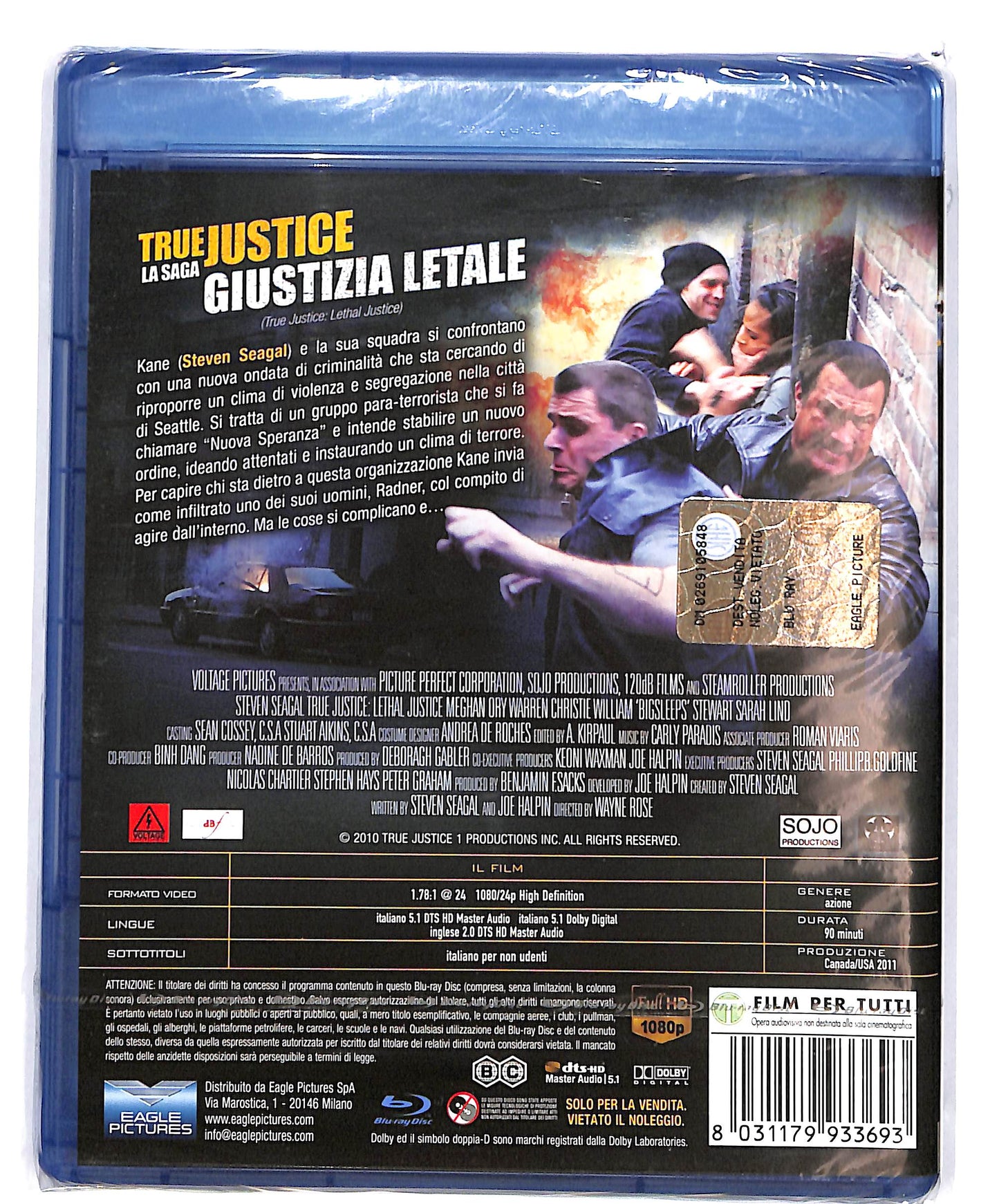 EBOND True Justice. Giustizia letale BLURAY D665239