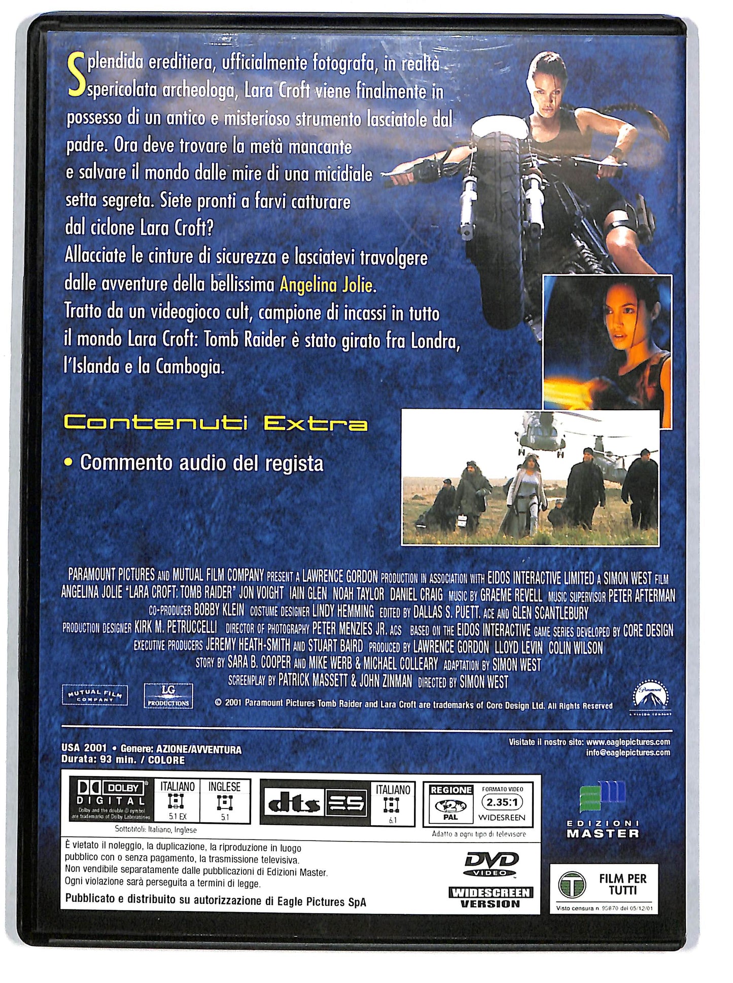 EBOND Lara Croft - Tomb Raider EDITORIALE DVD D665327