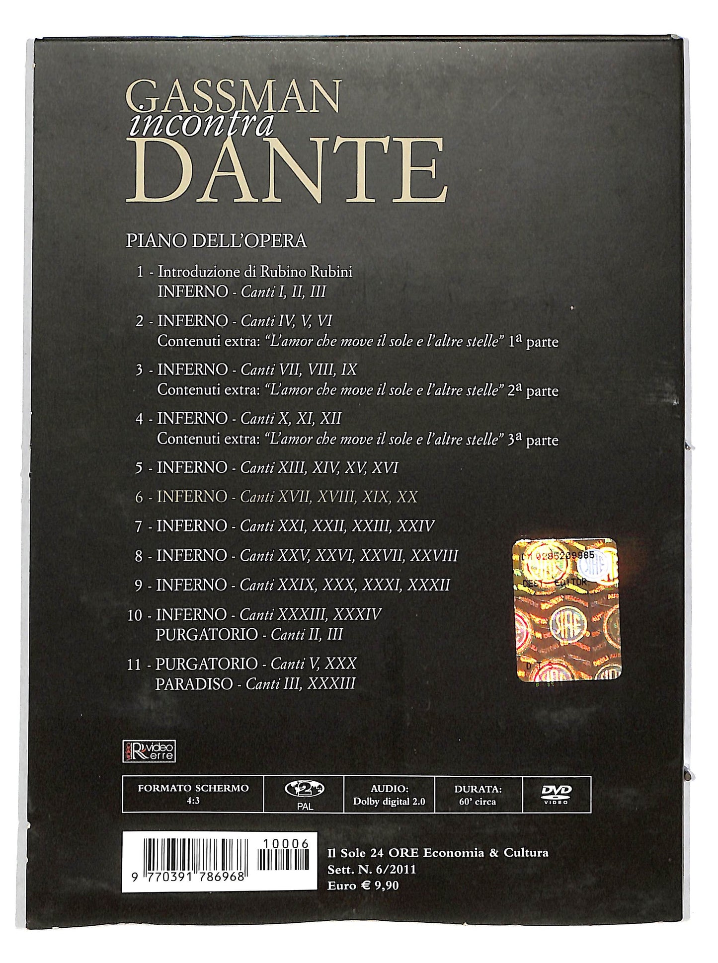 EBOND Gassman incontra Dante Vol 6 EDITORIALE DVD D665339