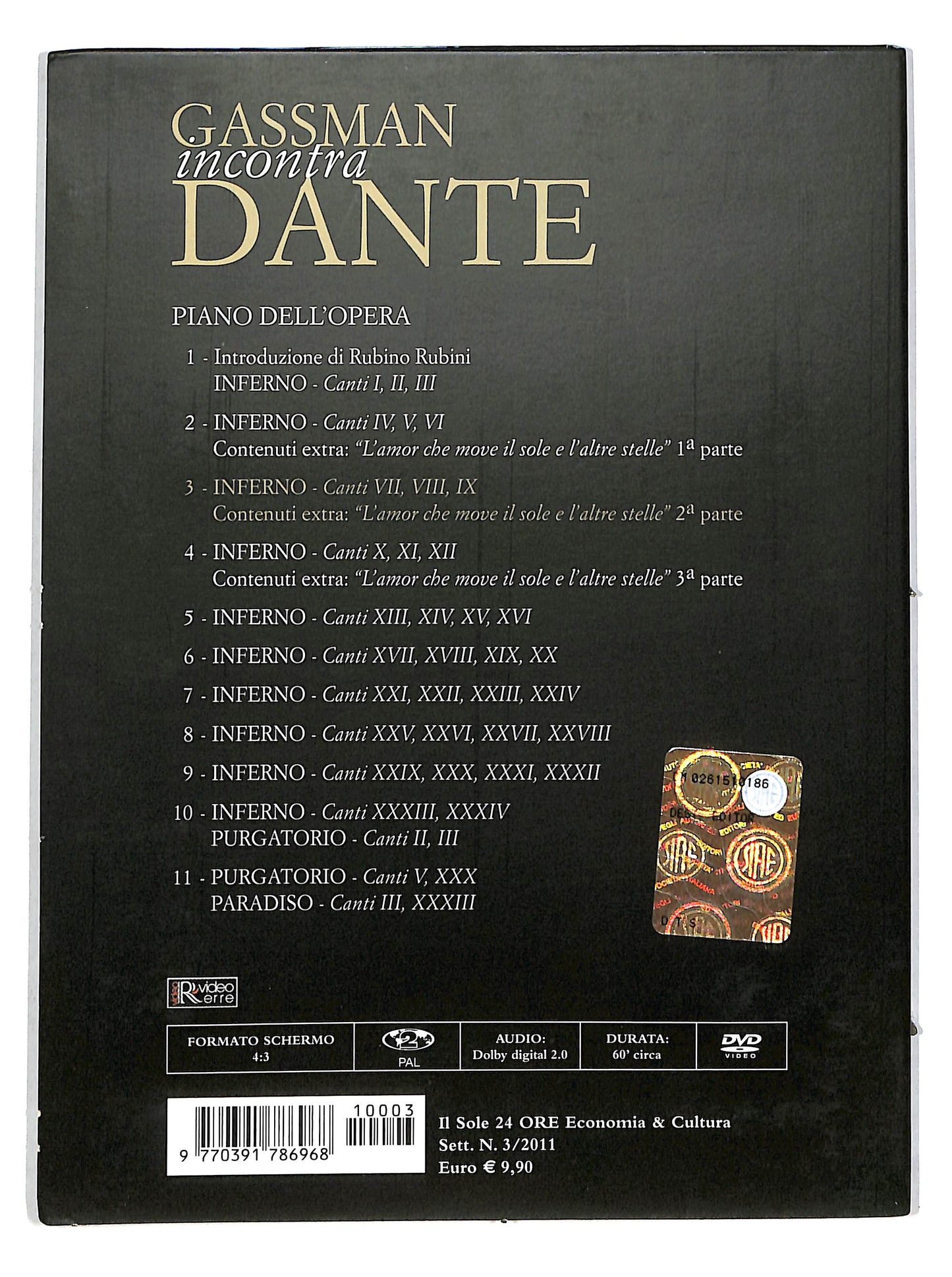 EBOND Gassman incontra Dante Vol 3 EDITORIALE DVD D665342