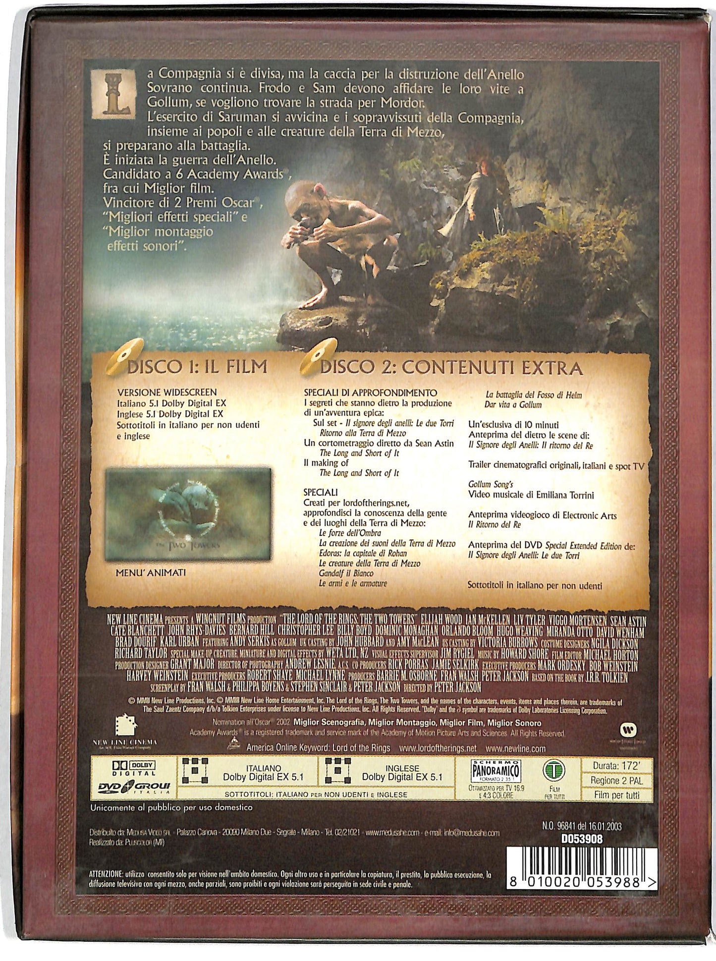 EBOND Il Signore degli Anelli - Le due torri DVD D665366