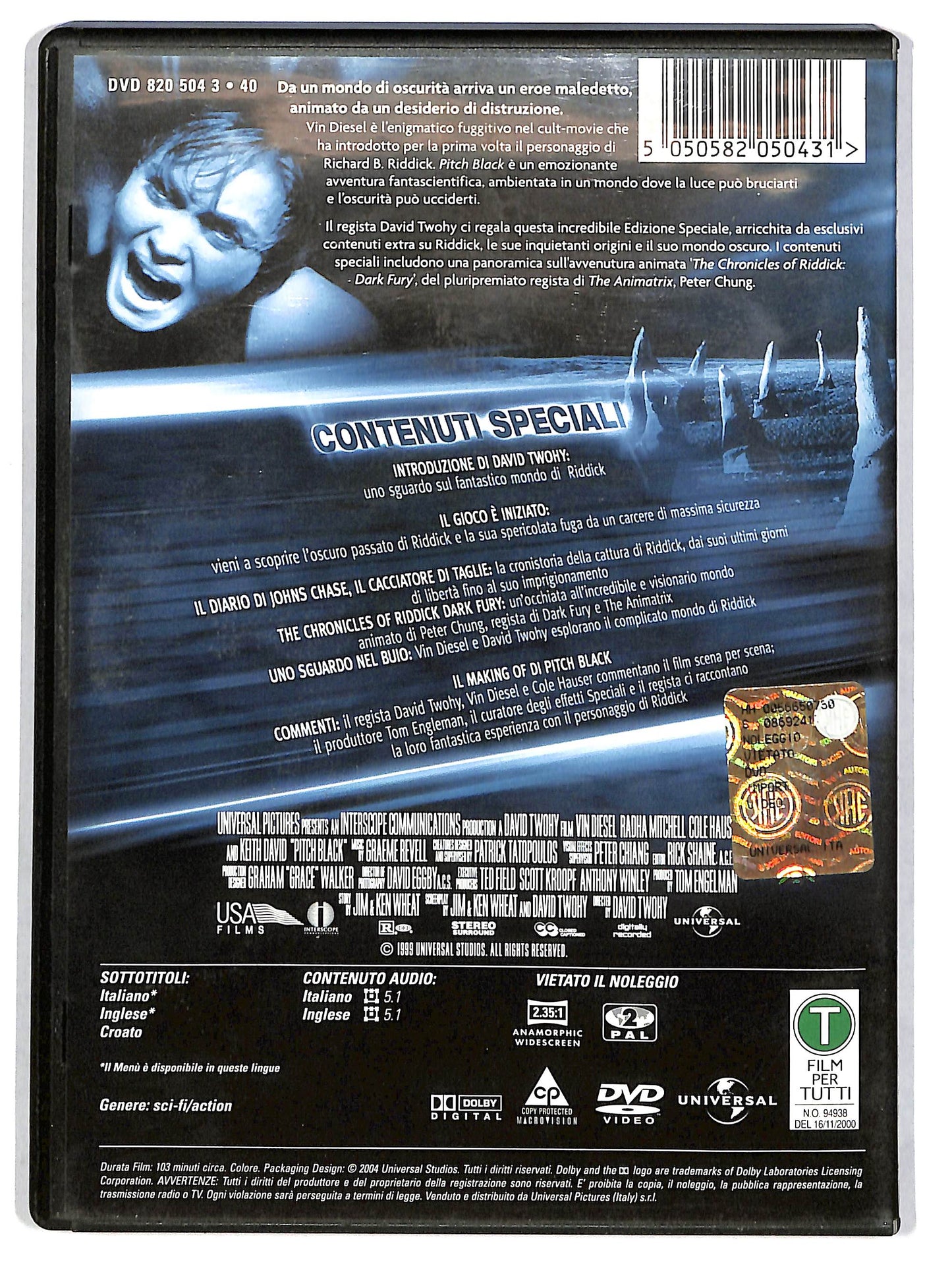 EBOND Pitch Black DVD D665372