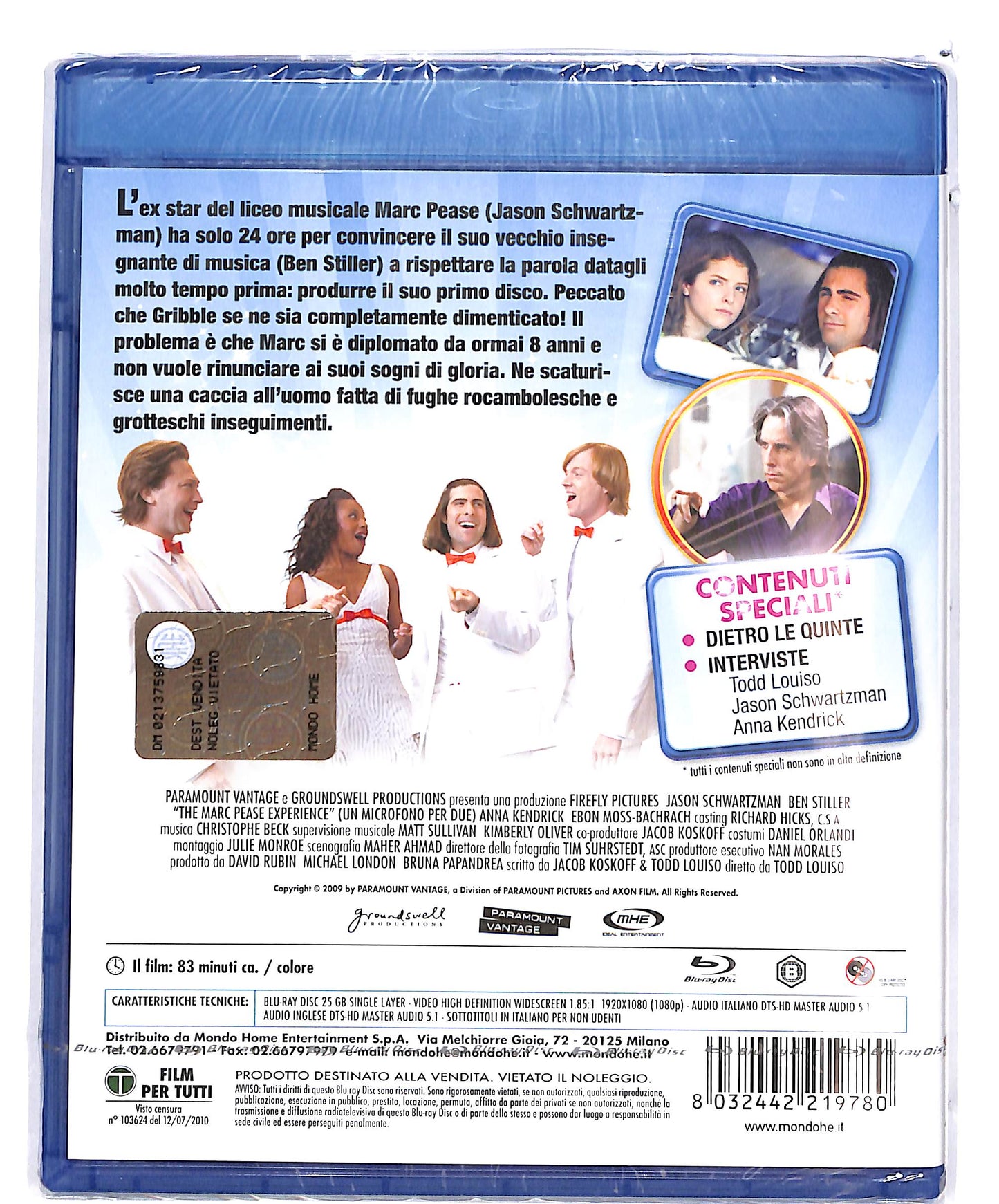 EBOND Un microfono per due BLURAY D665504