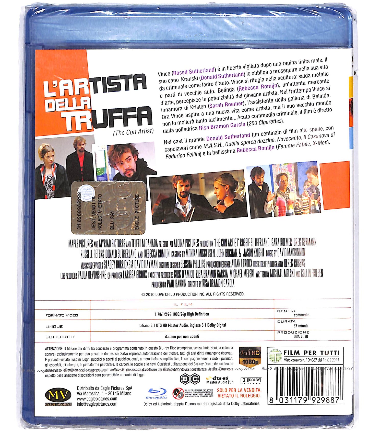 EBOND L'artista della Truffa BLURAY D665519