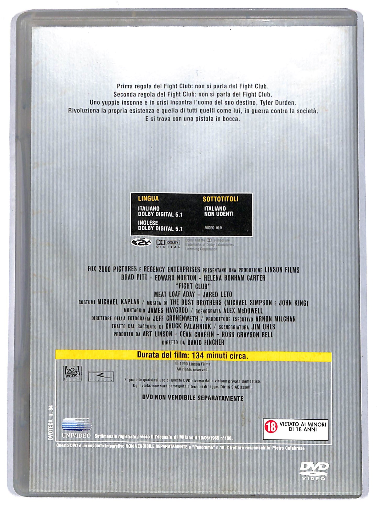 EBOND Fight Club EDITORIALE DVD D665604