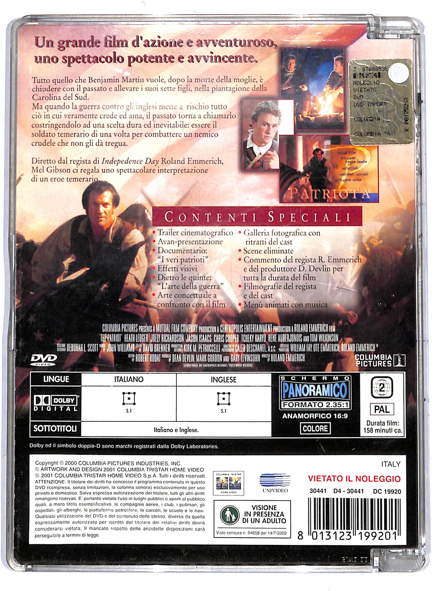 EBOND il patriota SJB DVD D665630