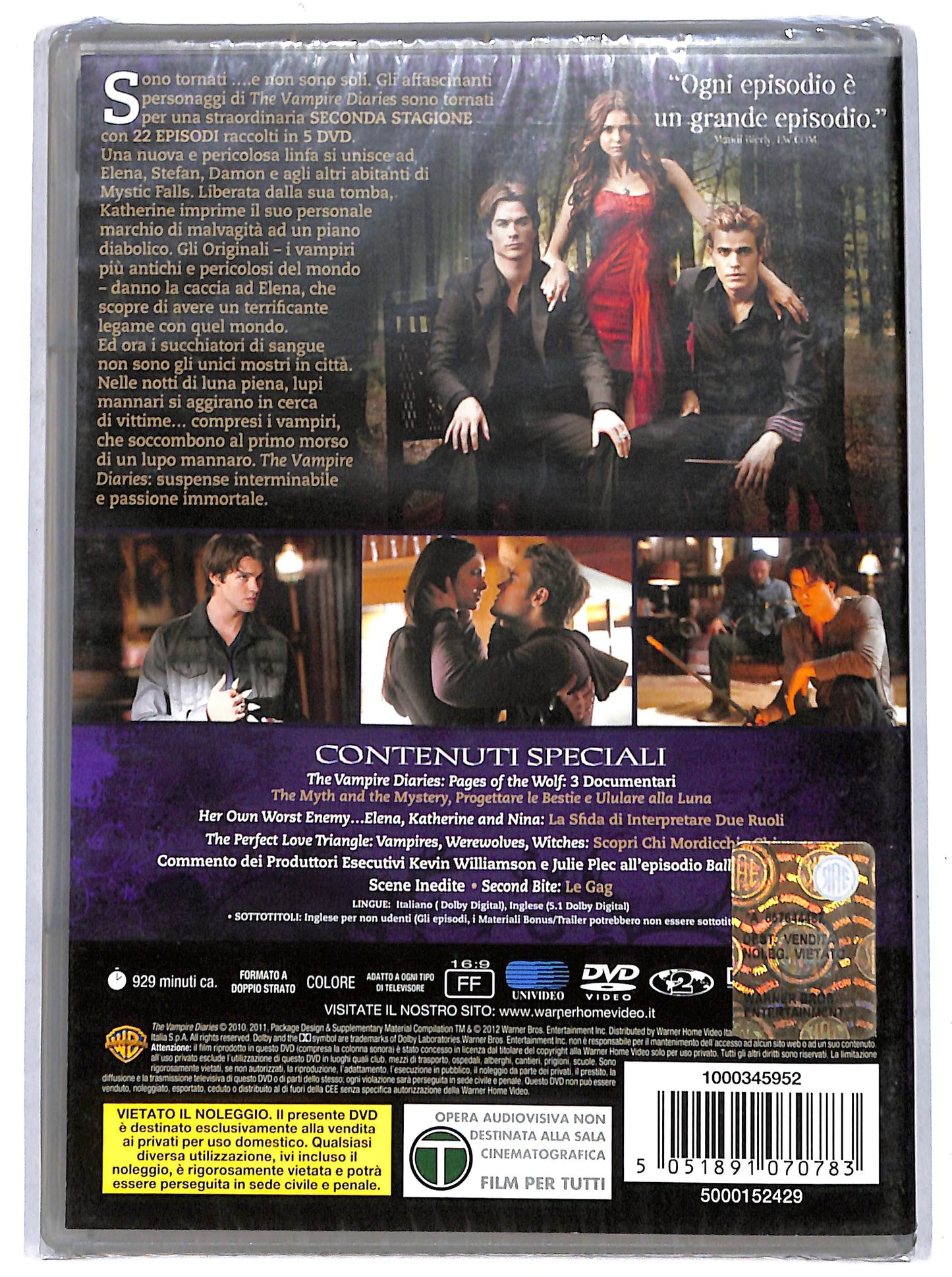 EBOND the vampire diaries - seconda stagione completa DVD D665633