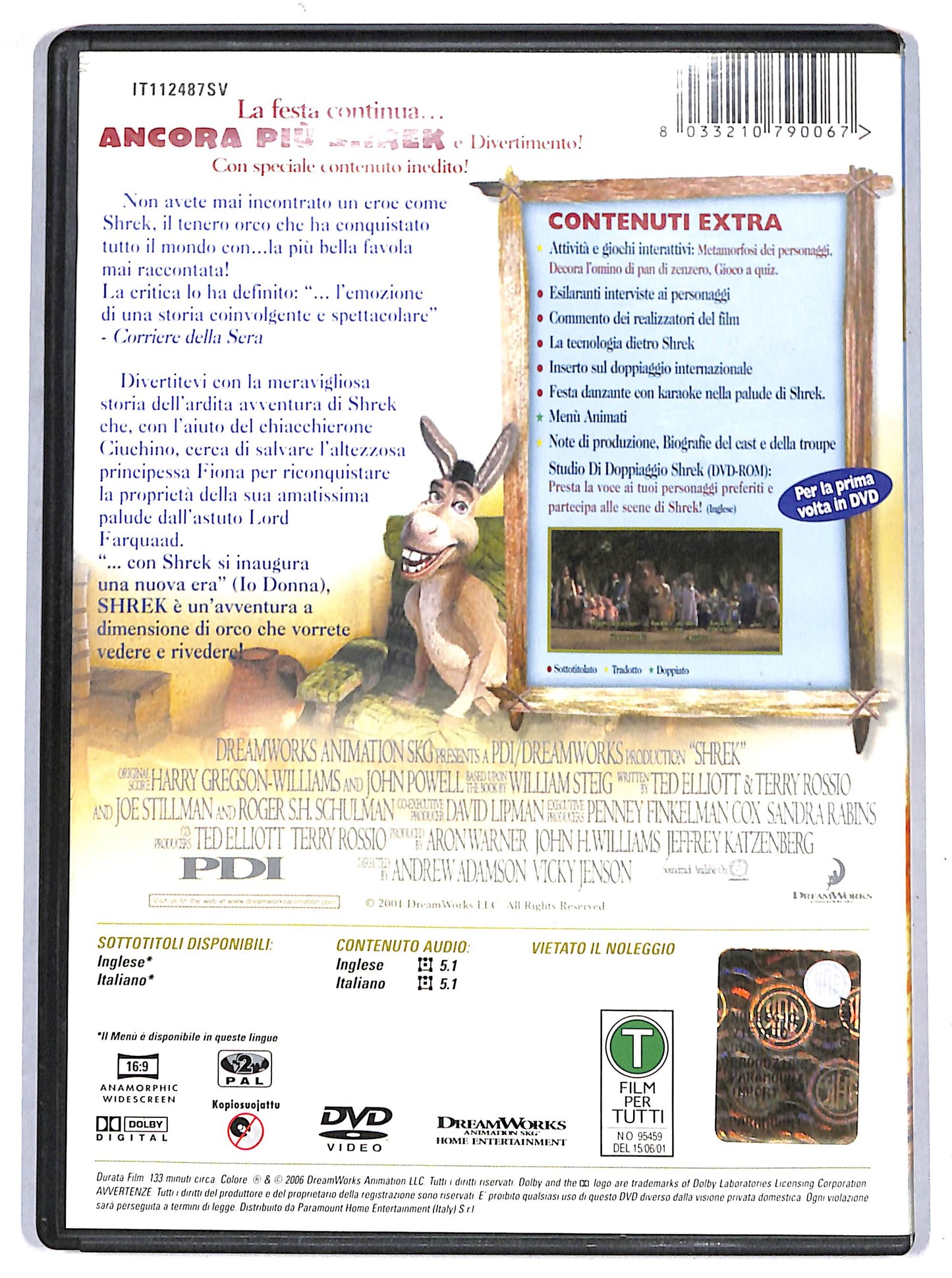 EBOND shrek DVD D665634