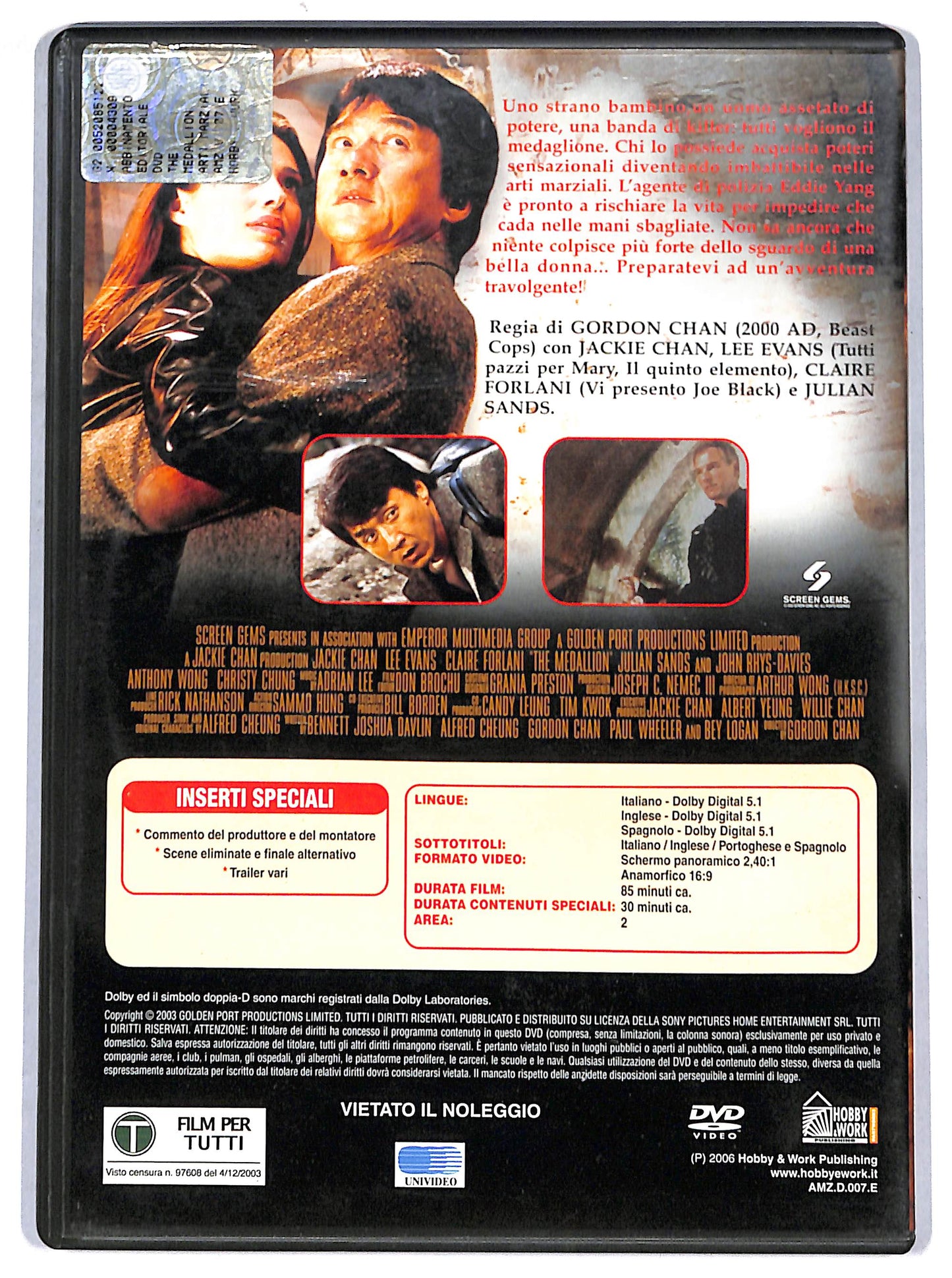 EBOND The Medallion EDITORIALE DVD D665644