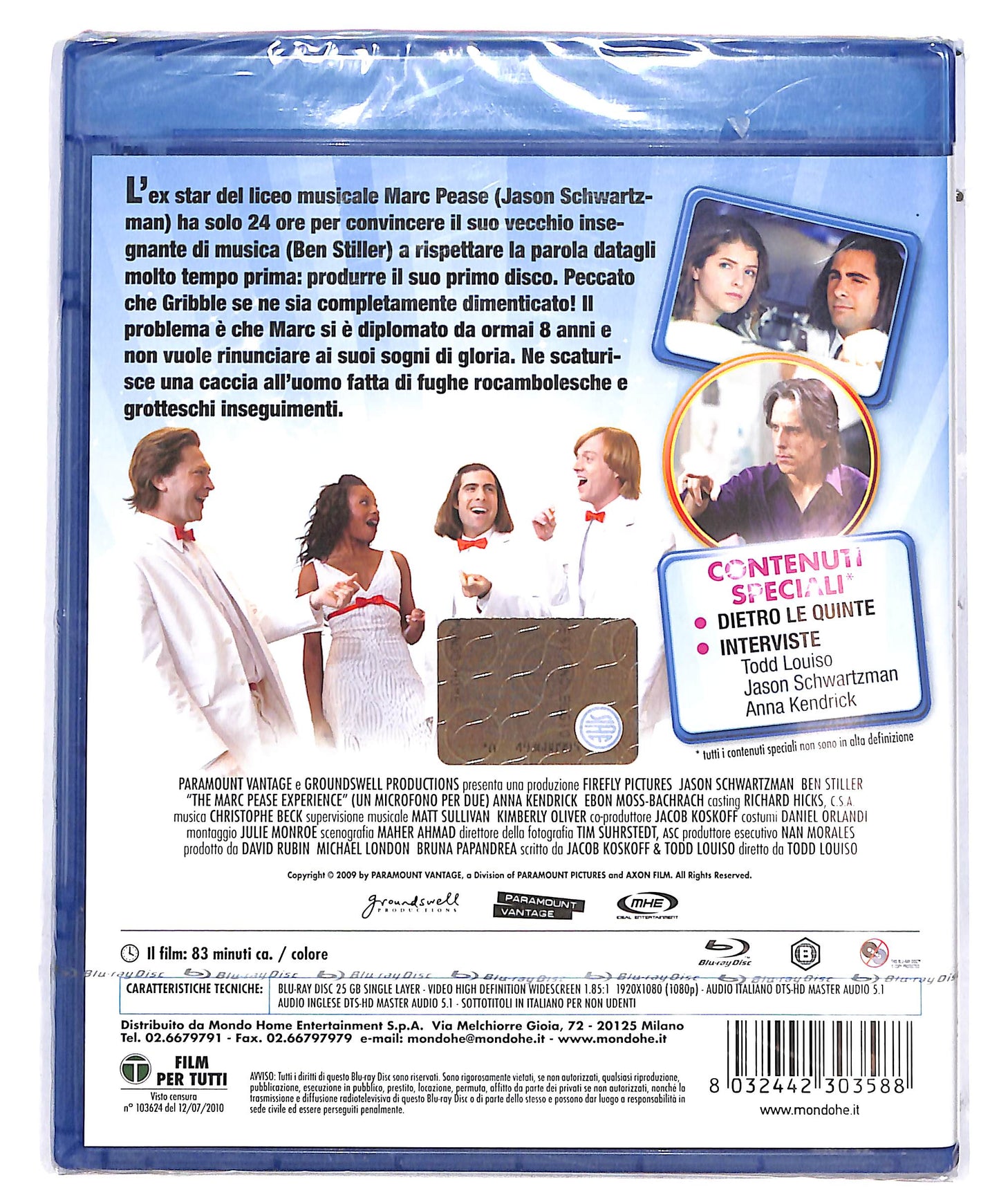 EBOND Un Microfono per due NOLEGGIO BLURAY D665704