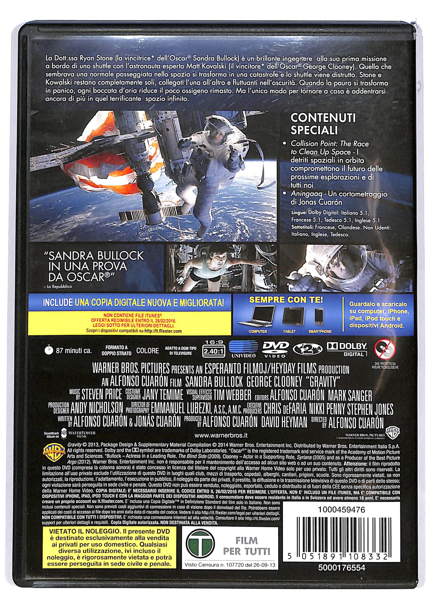 EBOND Gravity +COPIA DIGITALE DVD D665726