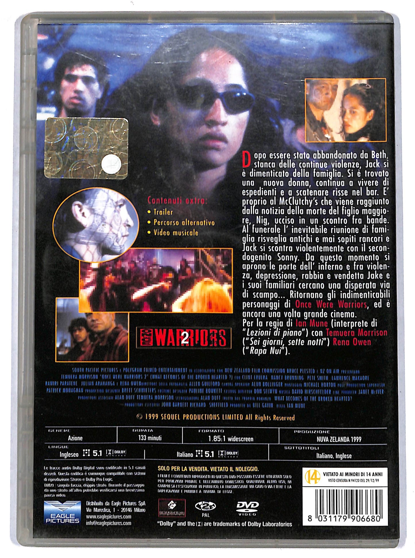 EBOND Once Were Warriors 2 cinque anni dopo DVD D665801