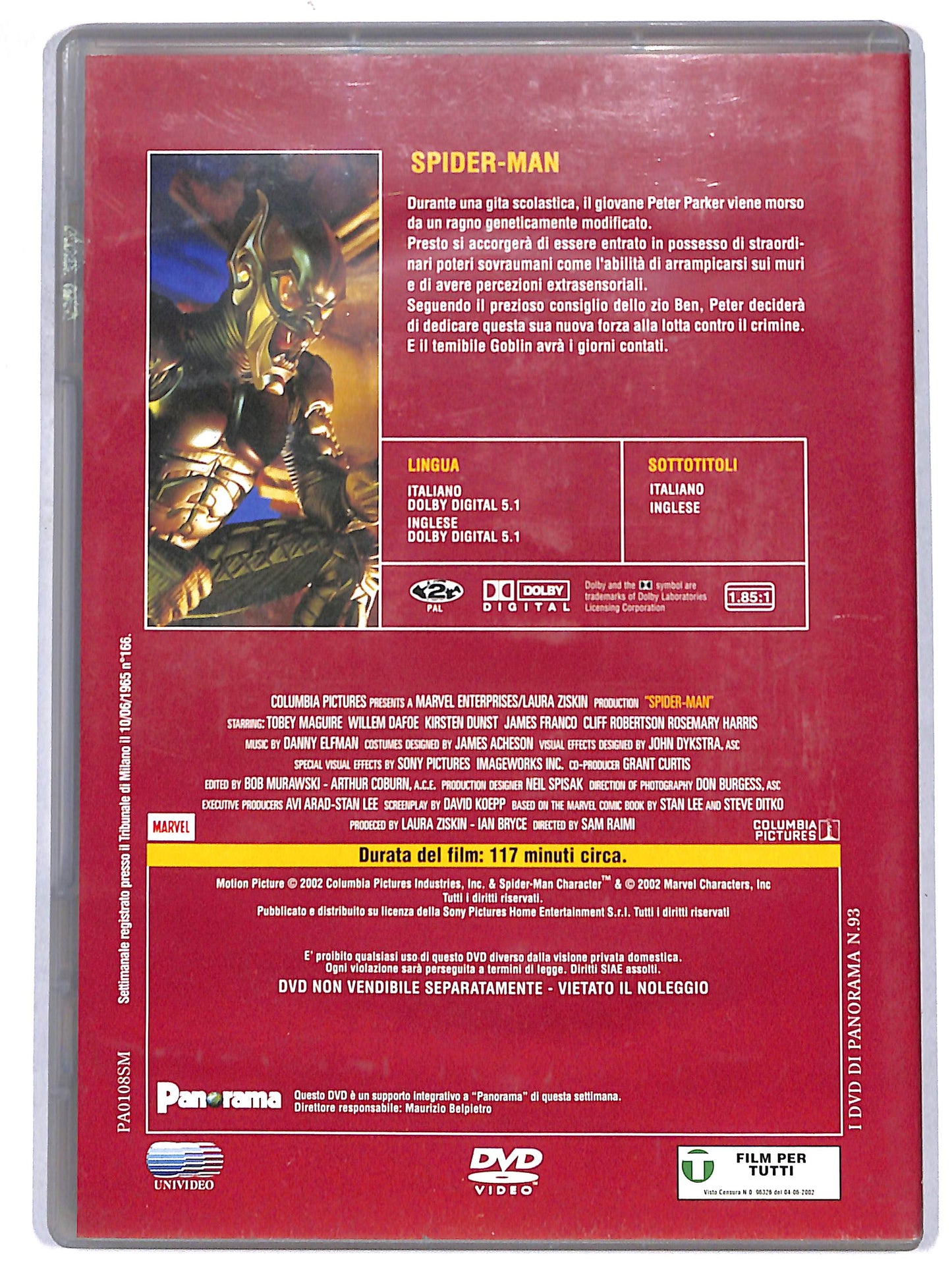 EBOND spider - man EDITORIALE DVD D665812