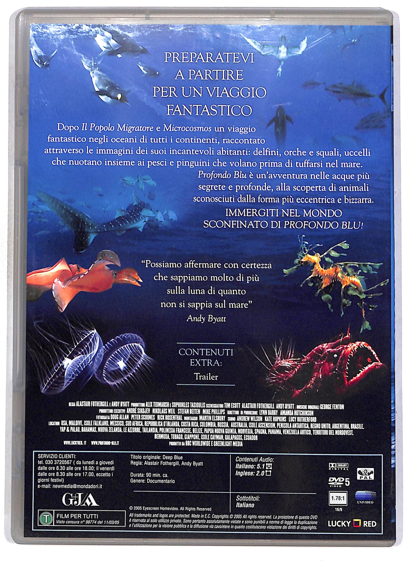 EBOND Profondo Blu - Benvenuti in un altro mondo EDITORIALE DVD D665922