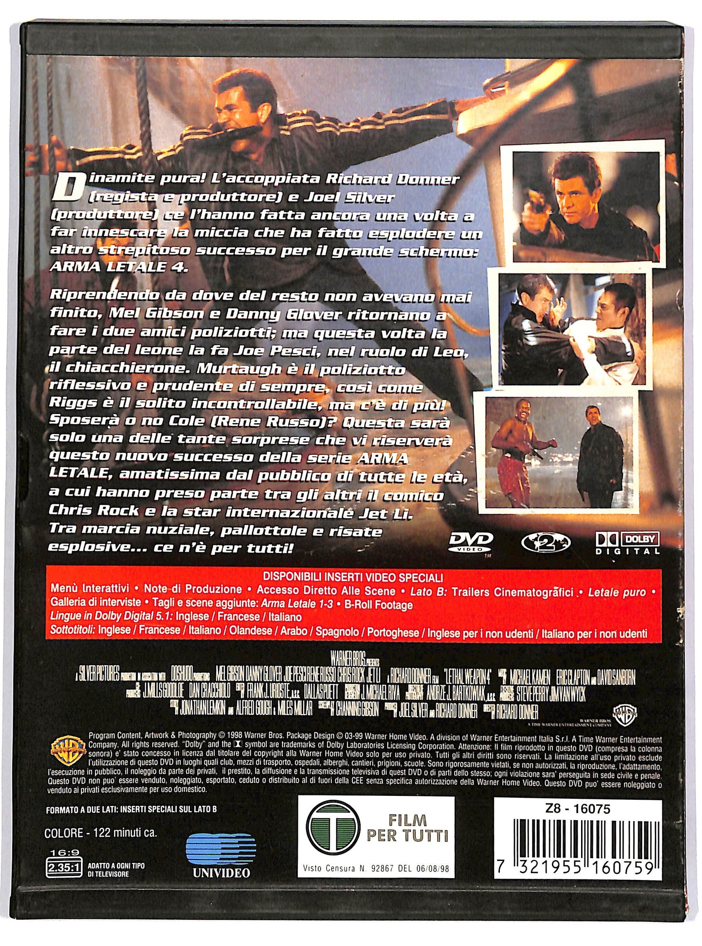 EBOND Arma Letale 4 SNAPPER DVD D666104