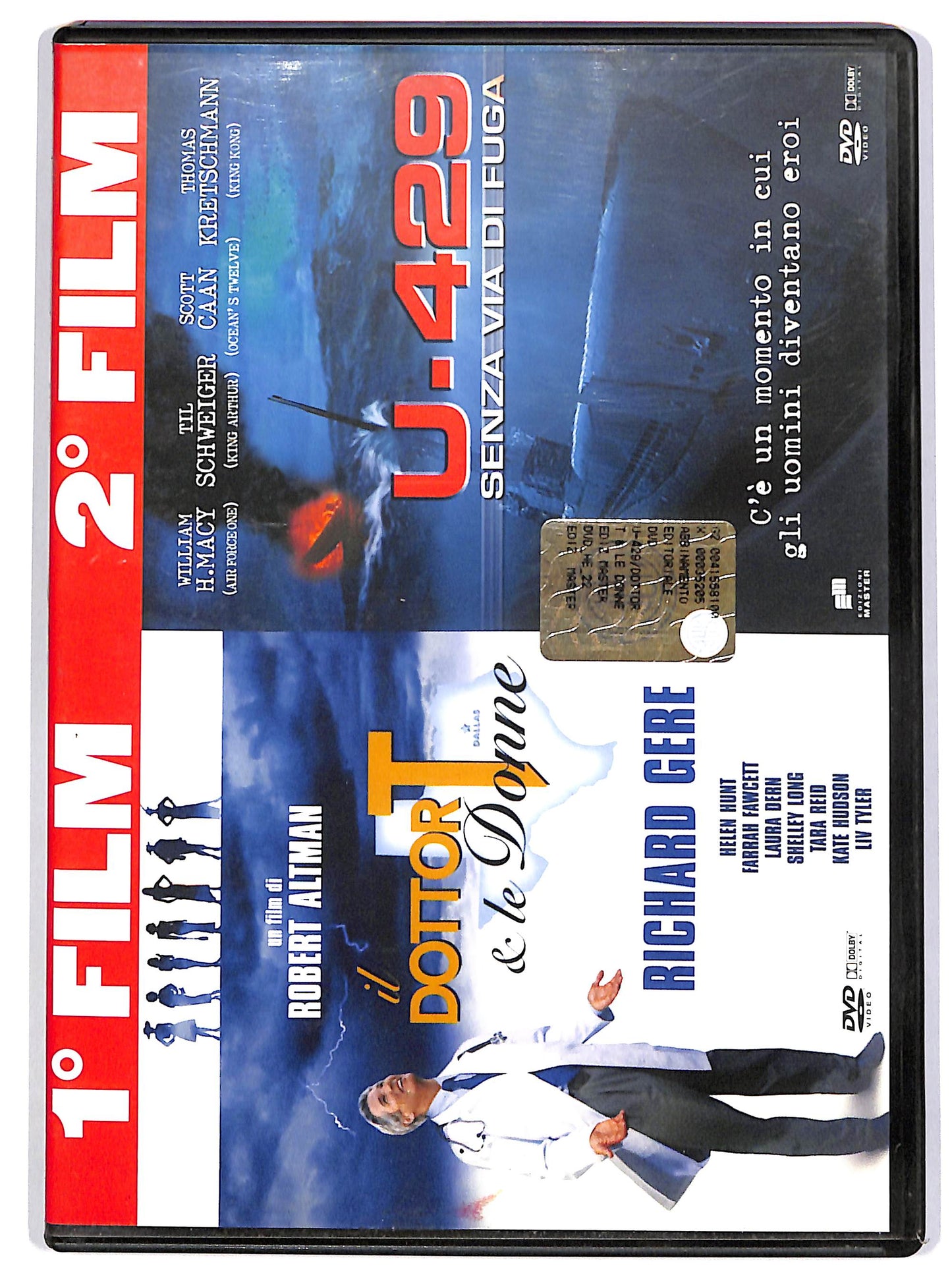 EBOND U-429 - Senza via di fuga + Il dottor T e le donne EDITORIALE DVD D666113