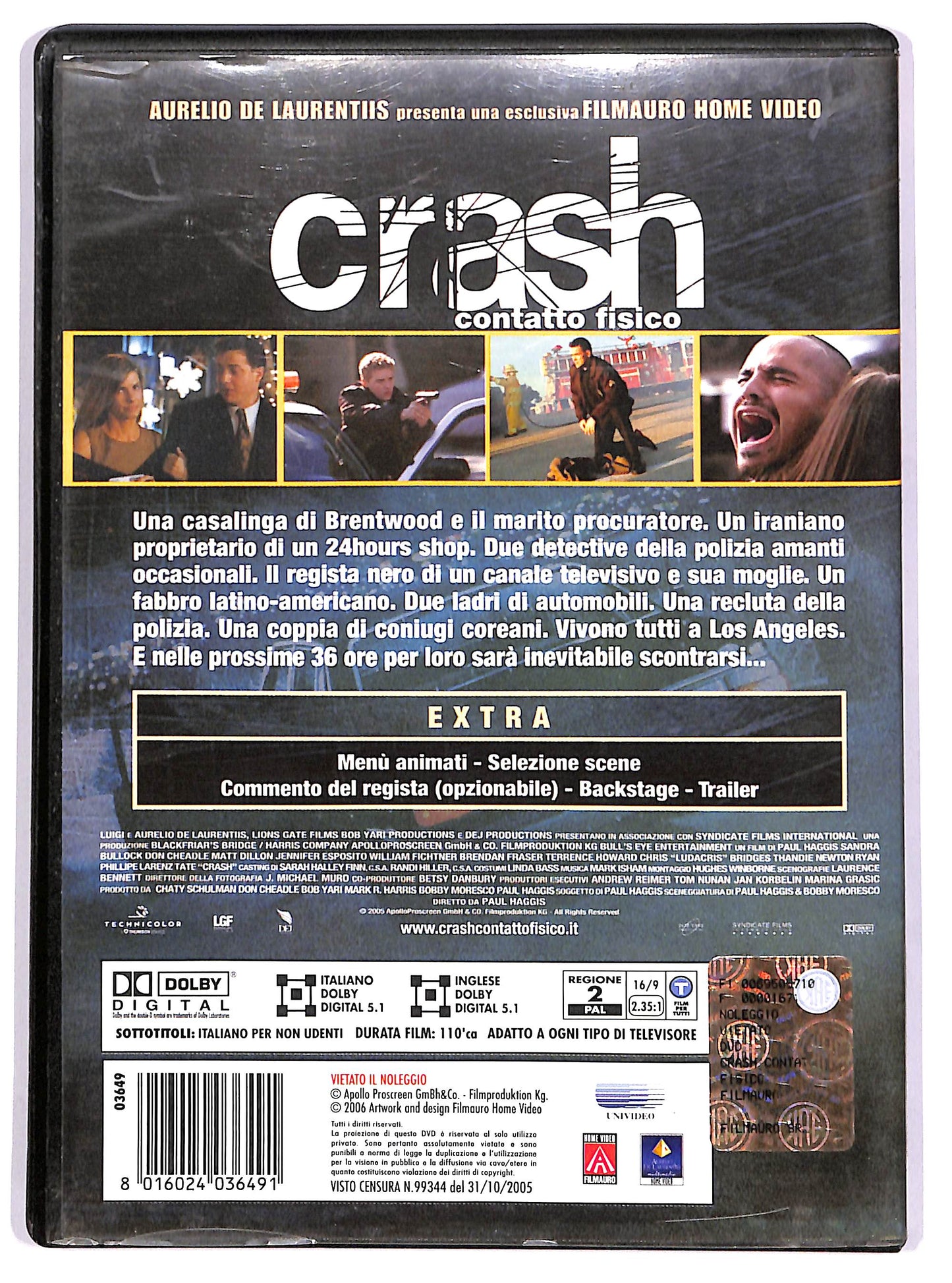 EBOND Crash - Contatto fisico DVD D666214