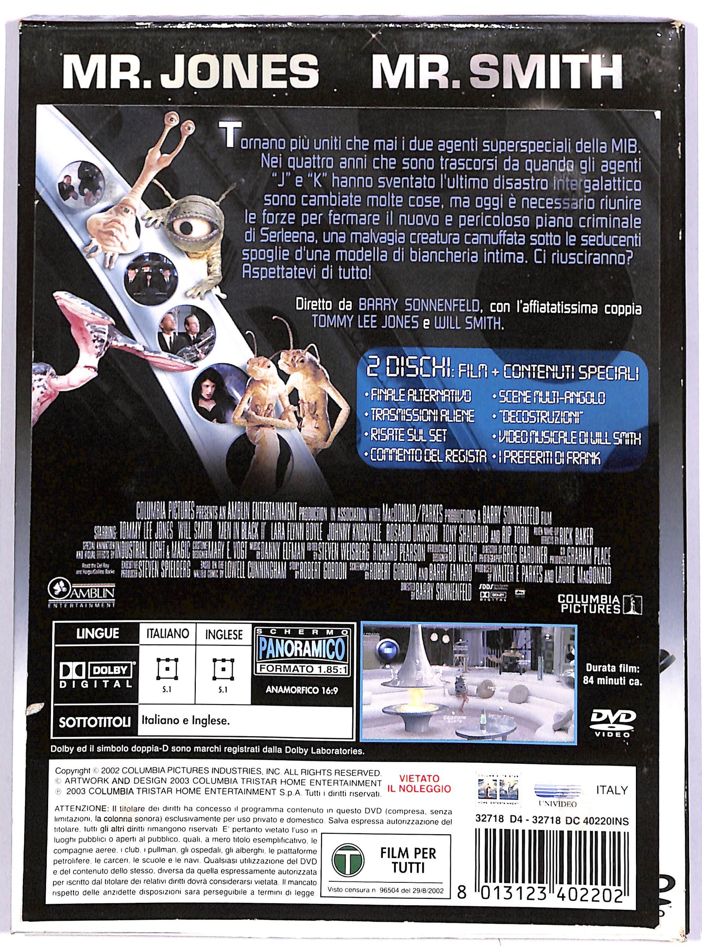 EBOND Men in Black 2 (2 dischi) DIGIPACK DVD D666249
