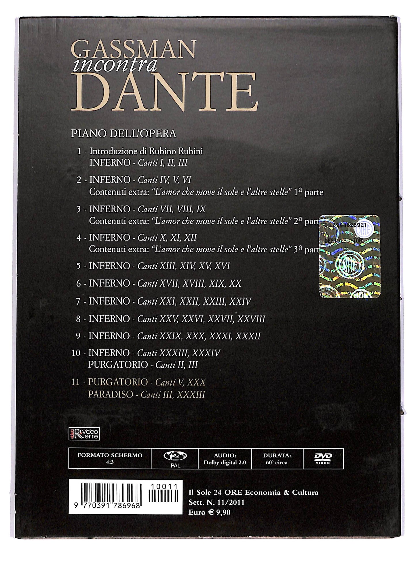 EBOND Gassman incontra Dante Vol.11 EDITORIALE DIGIPACK DVD D666311