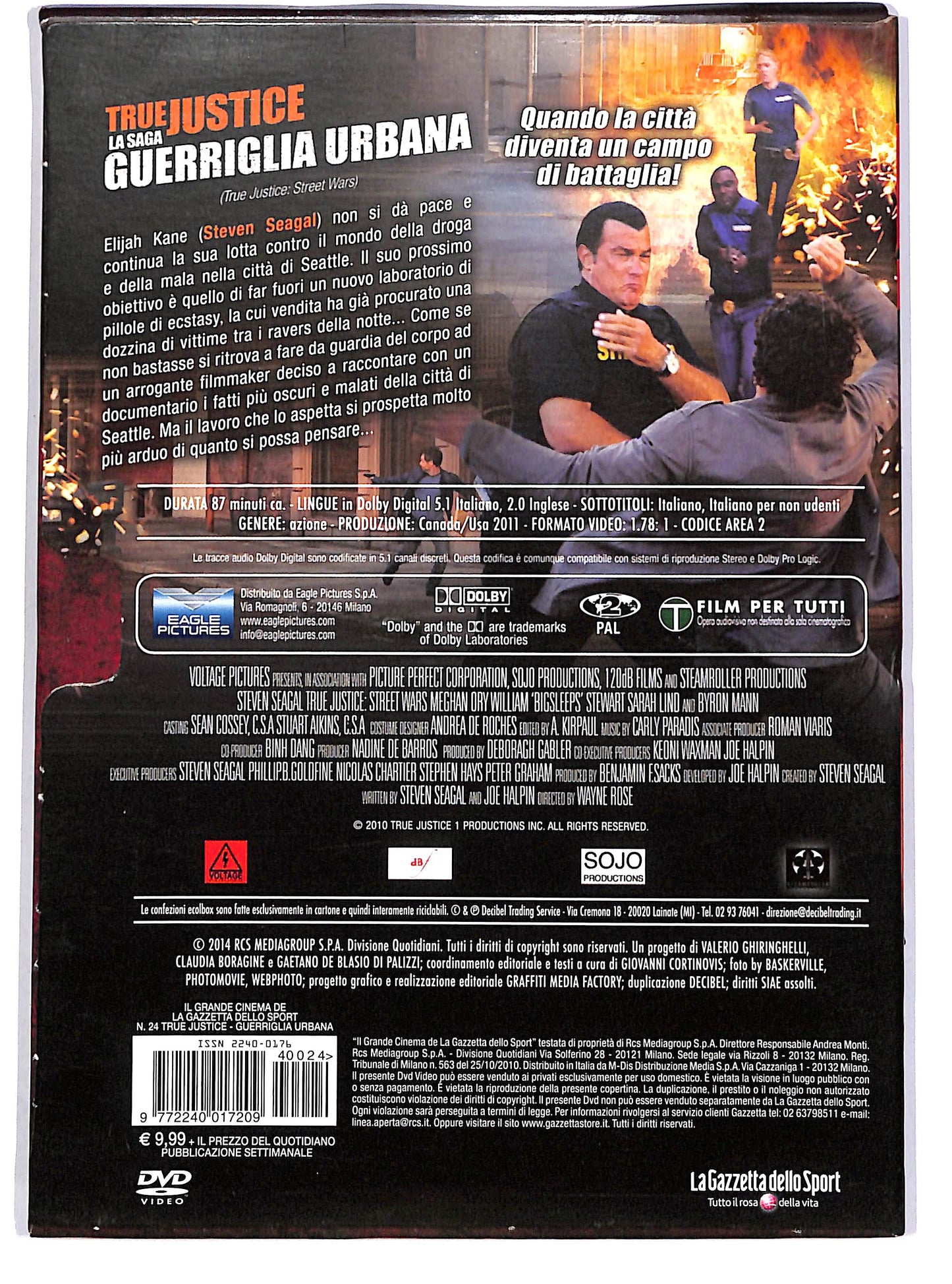 EBOND True Justice - La saga - Guerriglia Urbana EDITORIALE DIGIPACK DVD D666440