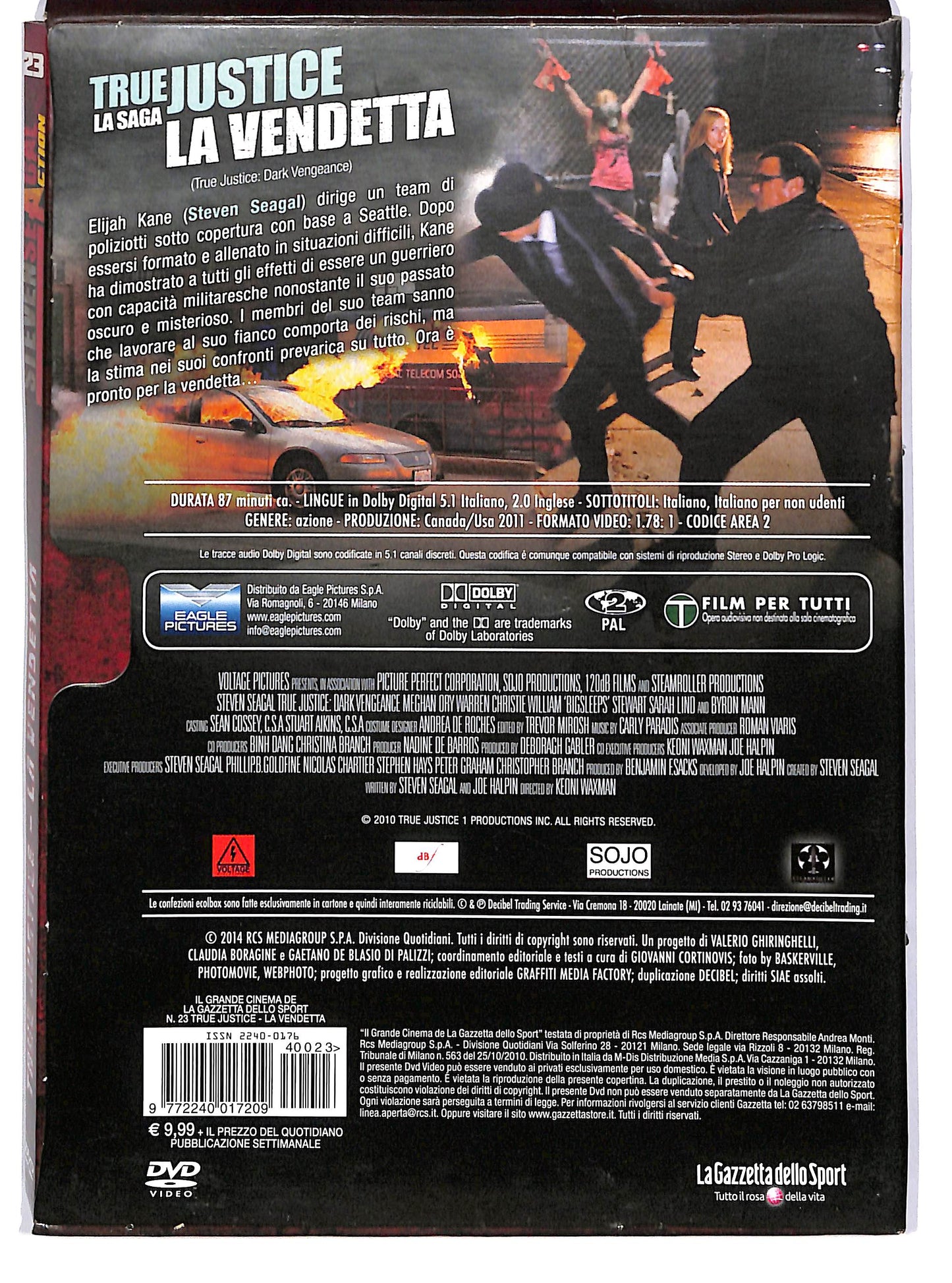 EBOND True Justice - La saga - La vendetta EDITORIALE DIGIPACK DVD D666441