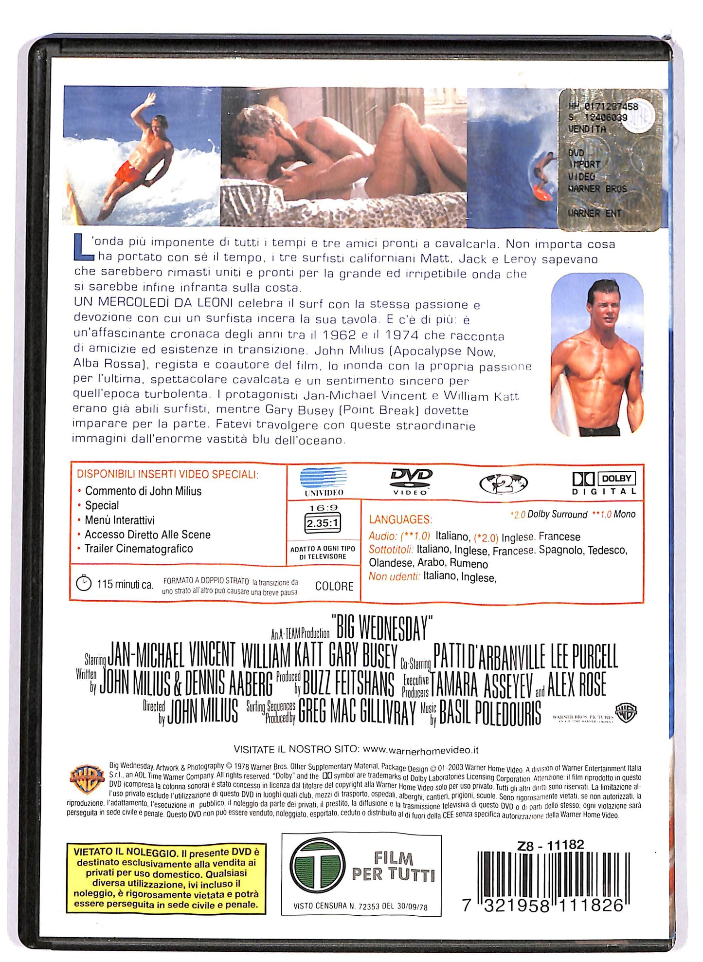 EBOND Un mercoledi da Leoni DVD D666546