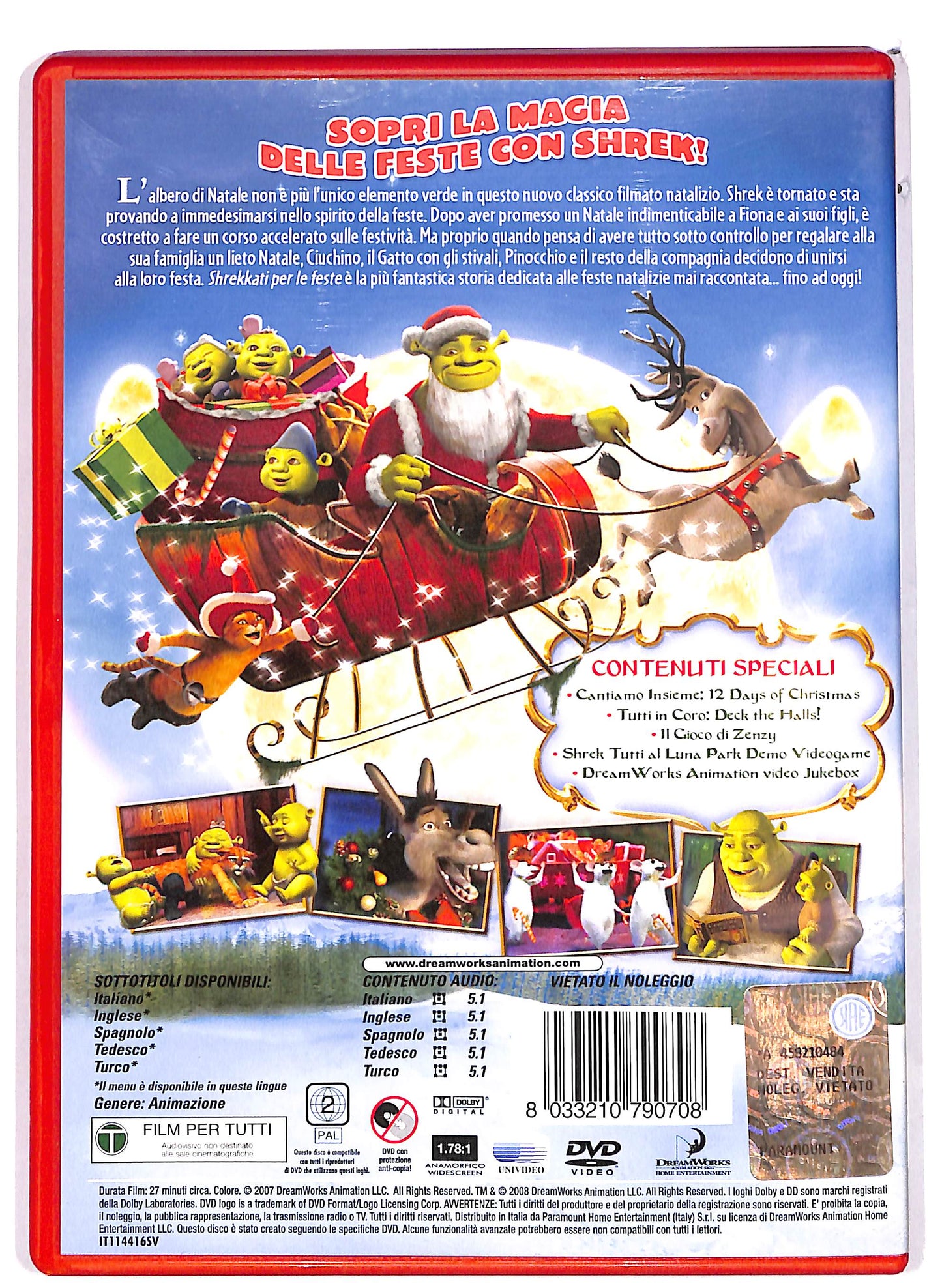 EBOND Shrekkati per le feste DVD D666550