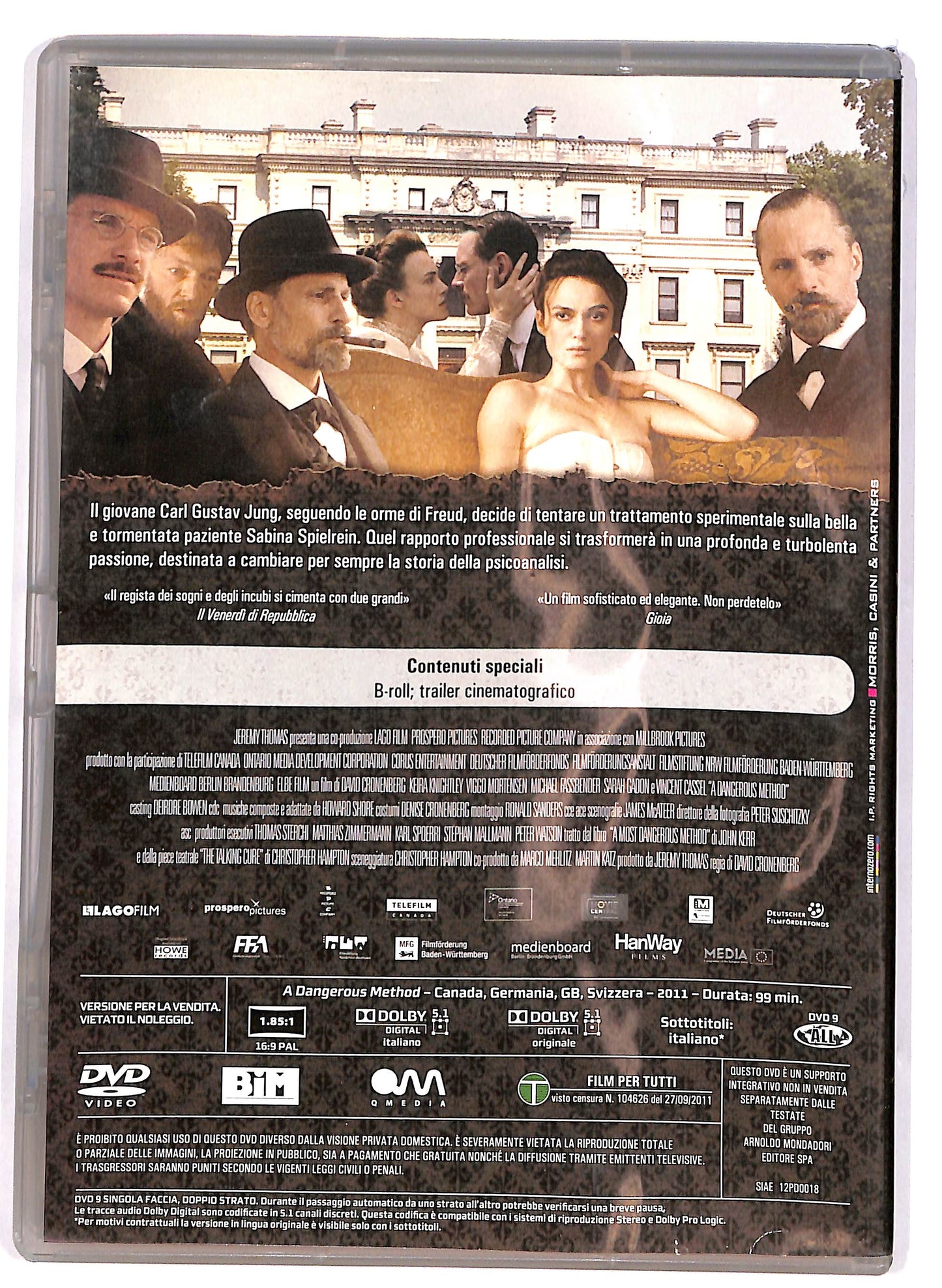 EBOND A Dangerous Method EDITORIALE DVD D666715