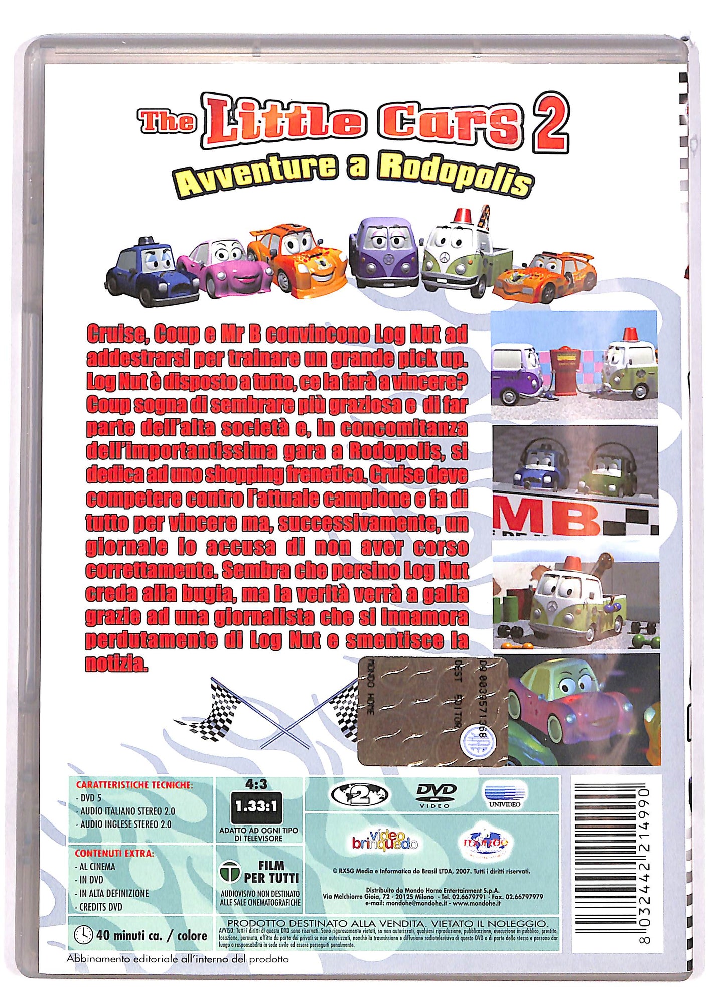 EBOND The Little Cars 2 ( Non contiene libro da colorare ) DVD D666731