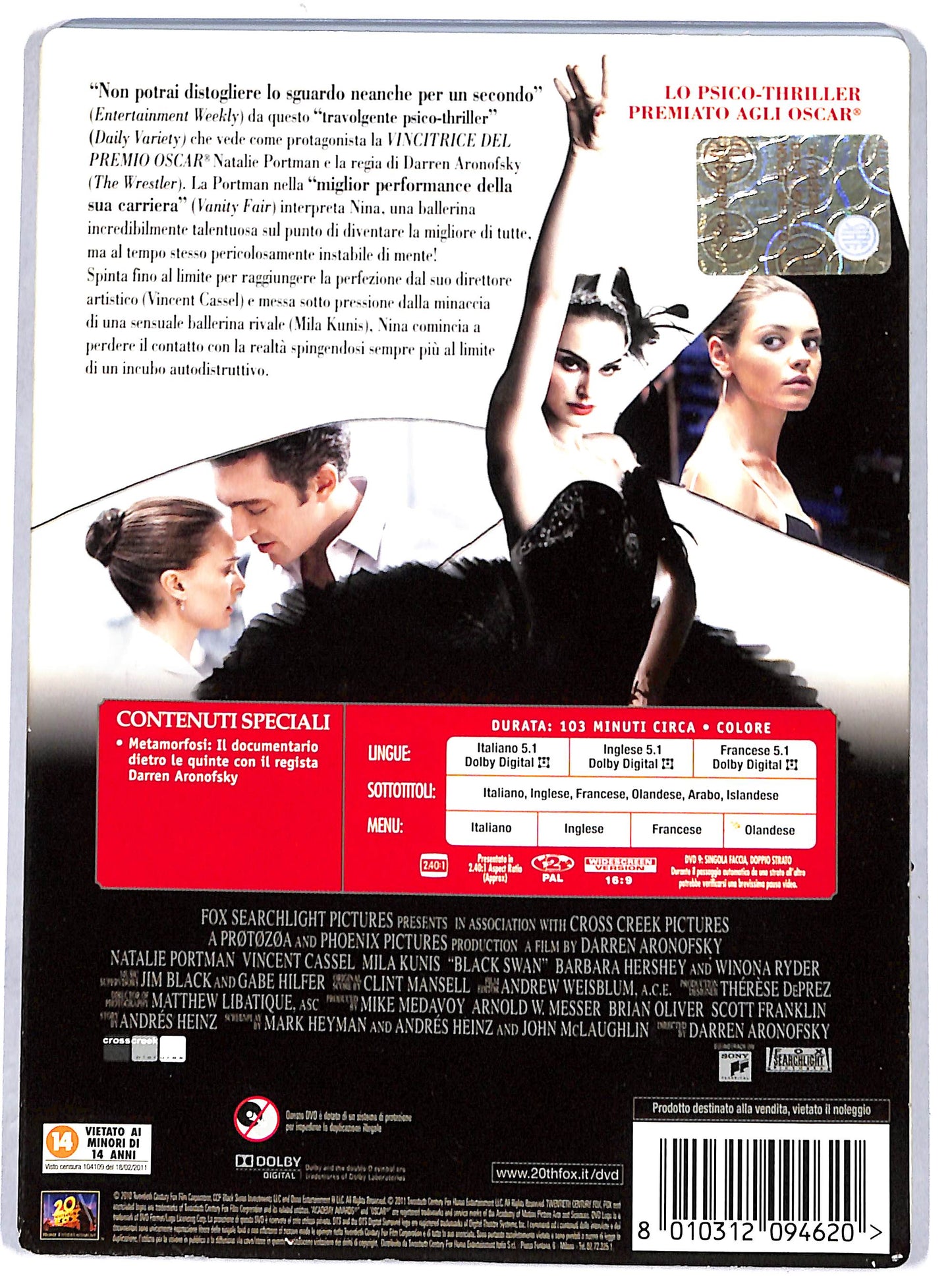 EBOND il cigno nero DVD D666817