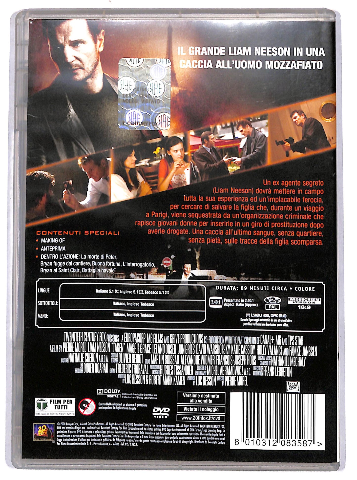 EBOND taken - io vi trovero' DVD D666853