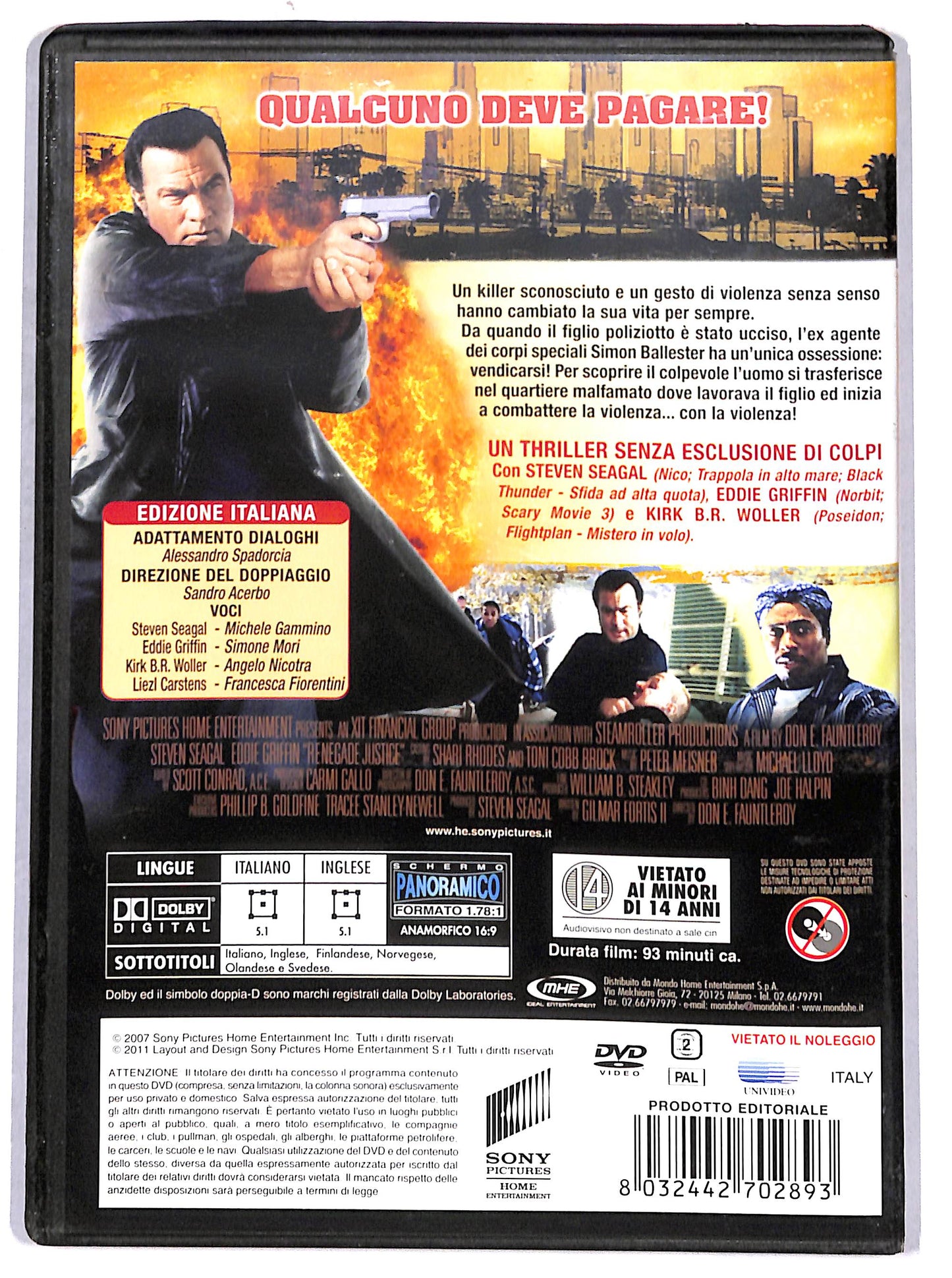 EBOND Urban Justice - Citta violenta DVD D666857