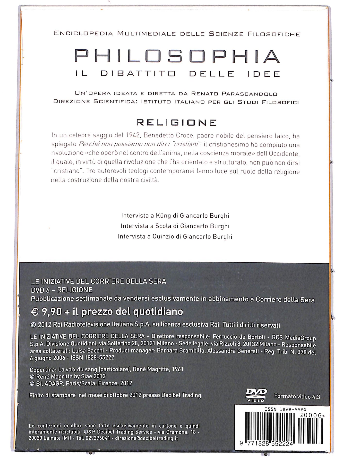 EBOND philosophia il dibattito delle idee volume 6 EDITORIALE DVD D666863