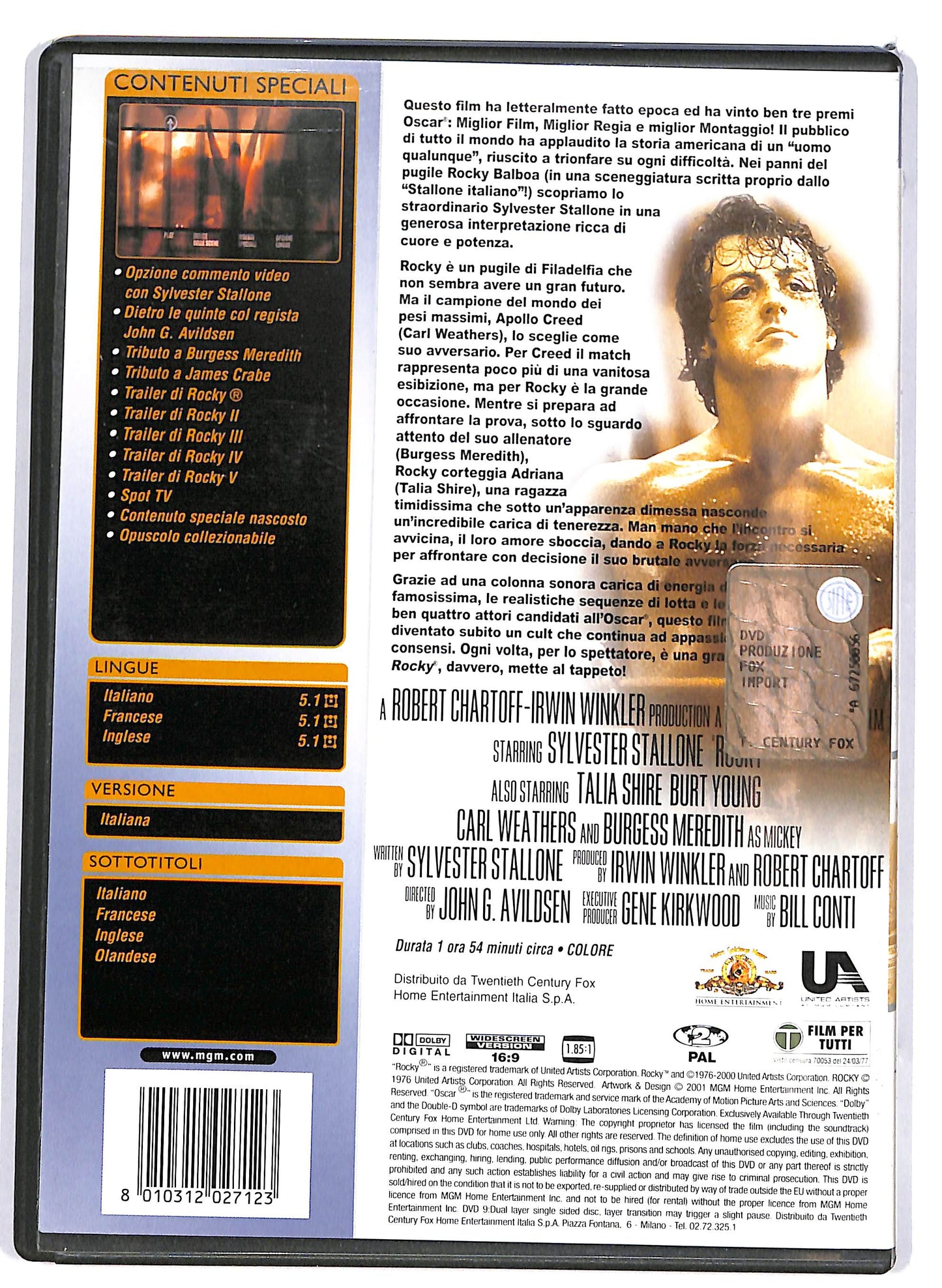EBOND Rocky EDIZIONE SPECIALE DVD D666948