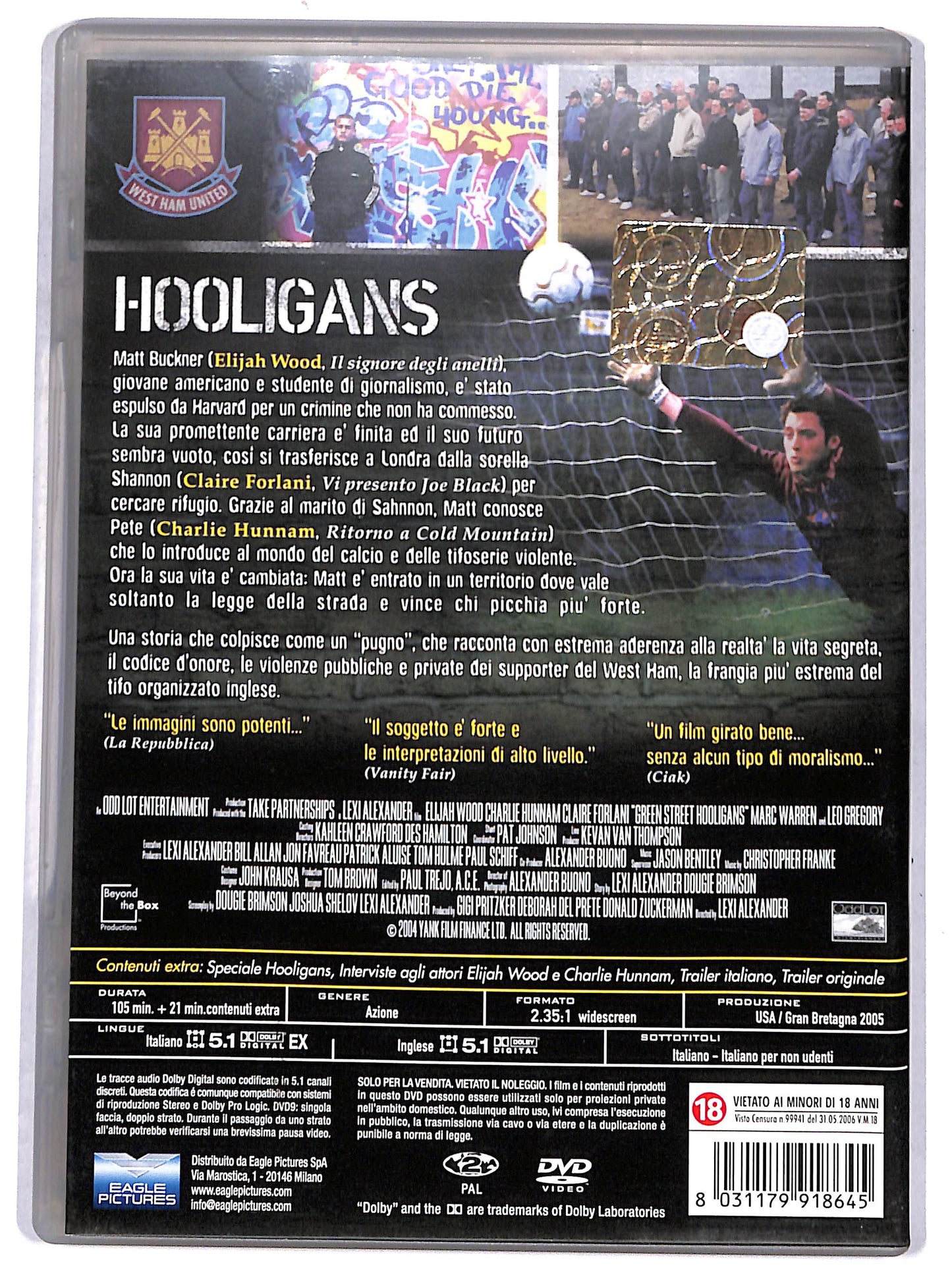 EBOND hooligans DVD D667018