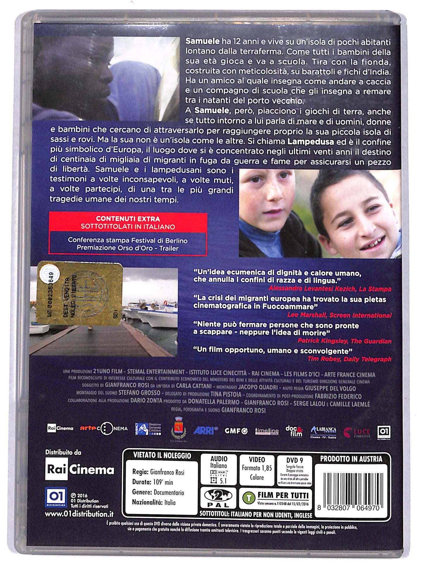 EBOND fuocoammare DVD D667022