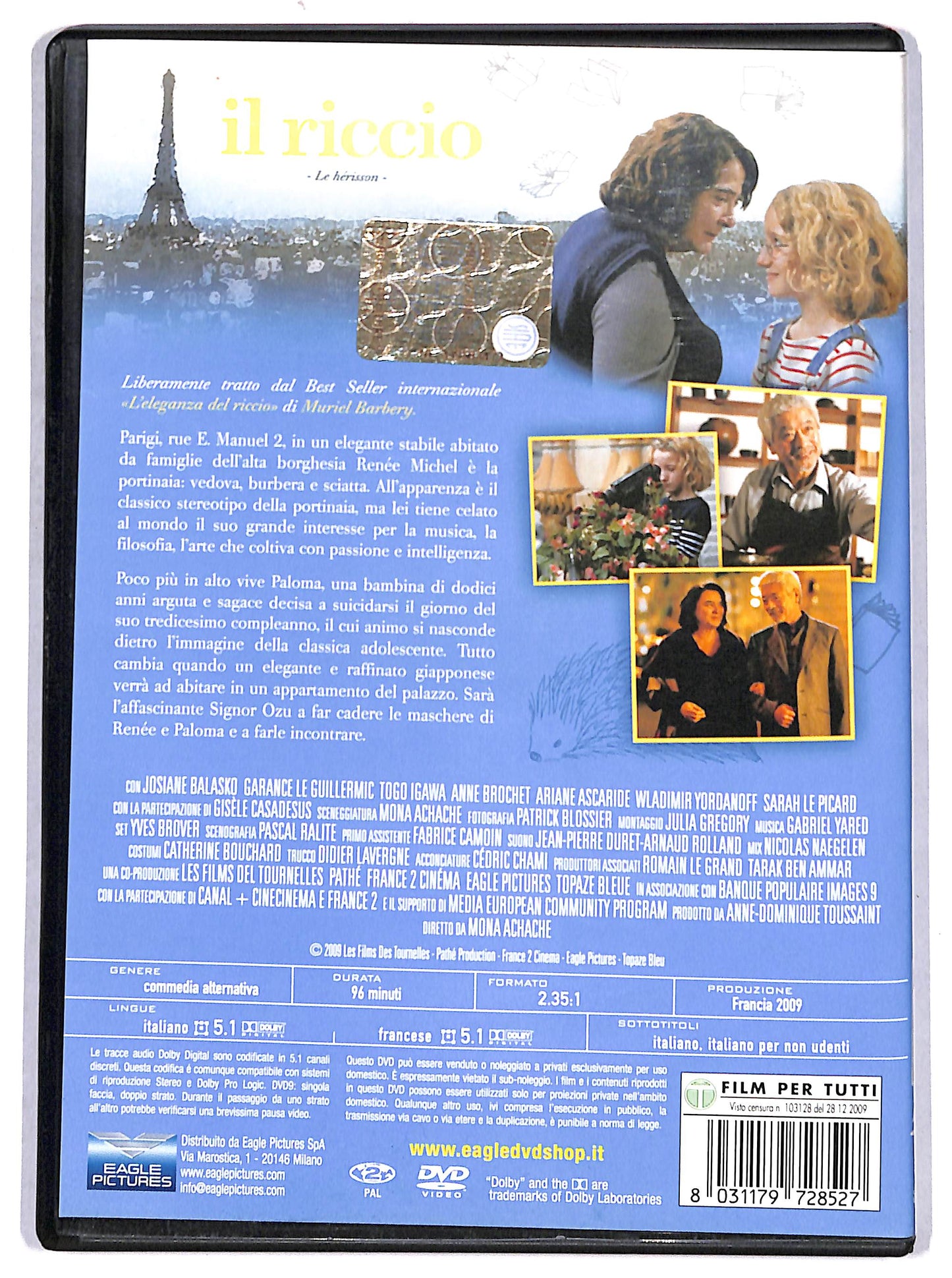 EBOND Il riccio EDITORIALE DVD D667032