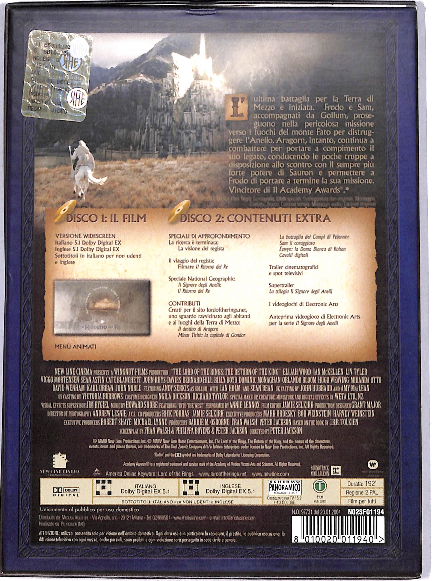 EBOND il signore degli anelli - il ritorno del re DVD D667051