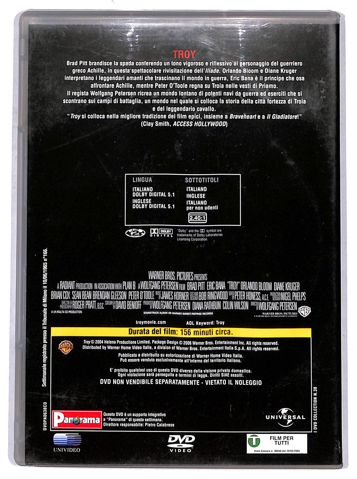 EBOND Troy EDITORIALE DVD D667063