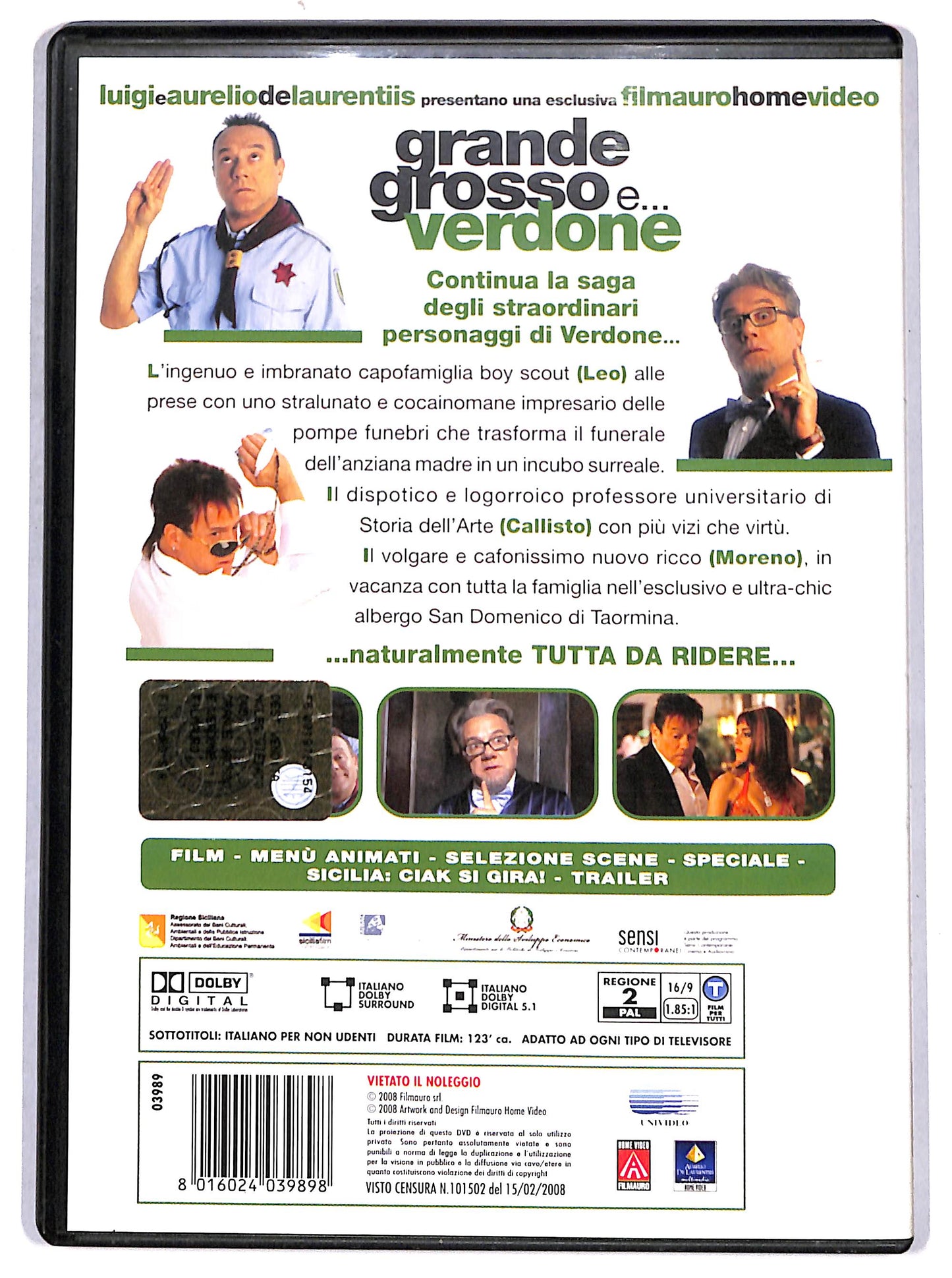 EBOND Grande, grosso e verdone DVD D667101