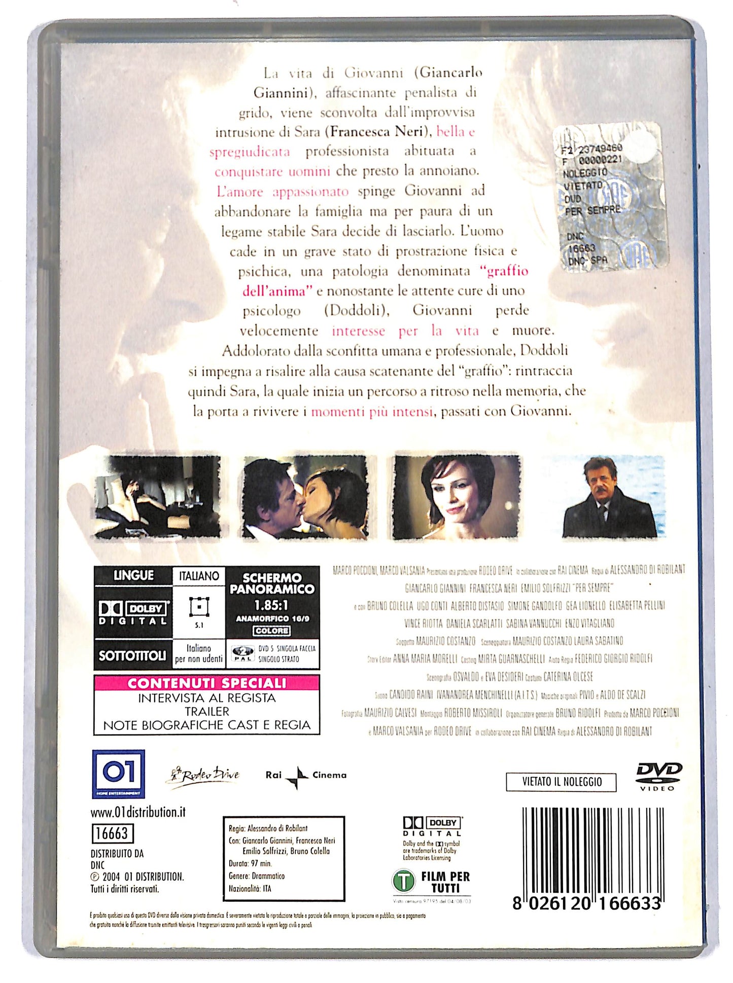 EBOND Per sempre di Alessandro Di Robilant DVD D667129