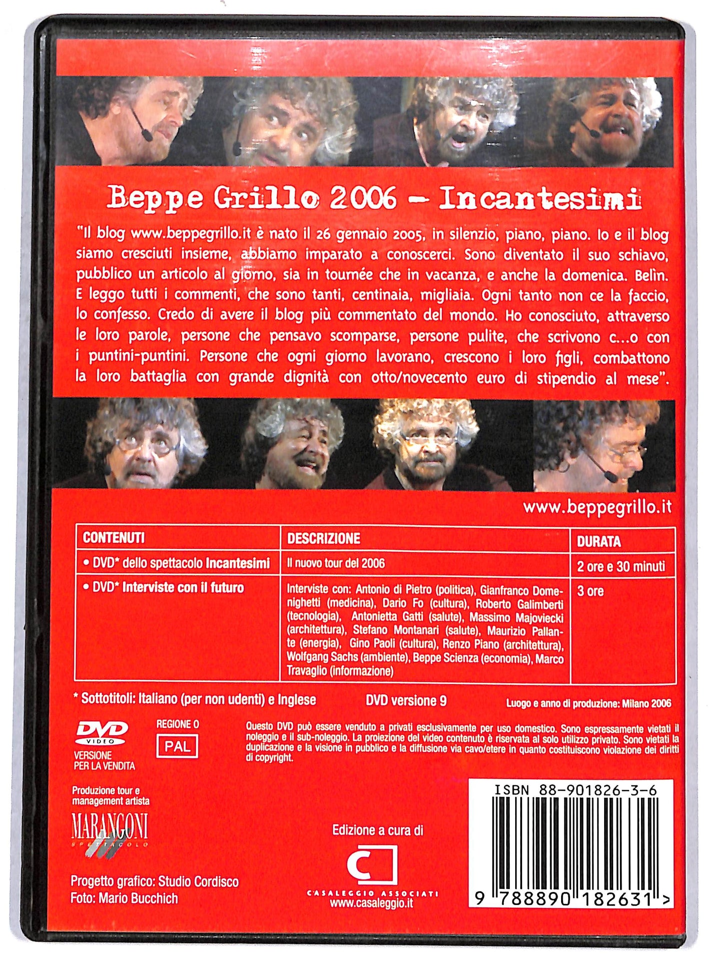 EBOND beppe grillo 2006 - incantesimi DVD D667132